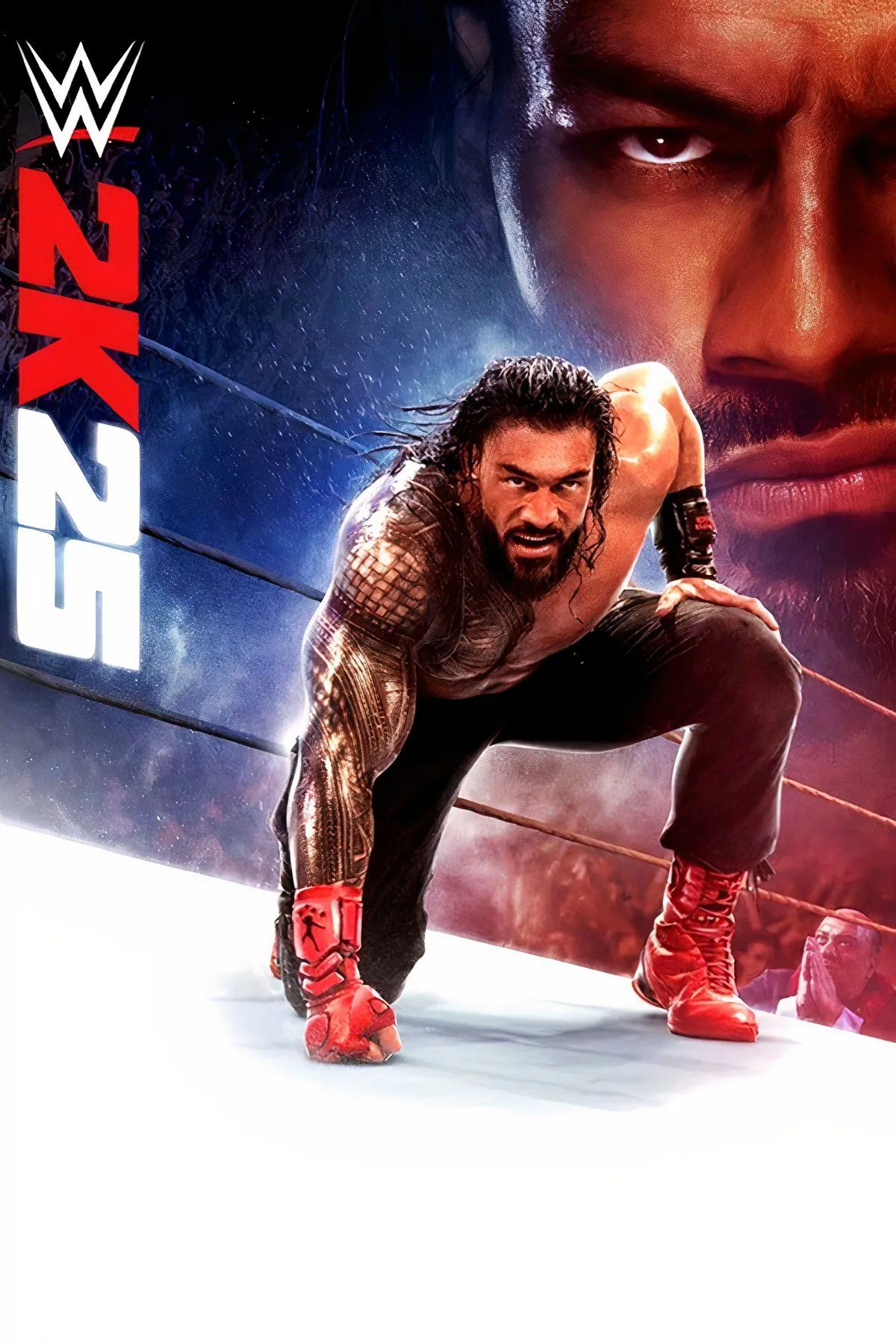 Ảnh bìa chính thức của tựa game đấu vật WWE 2K25