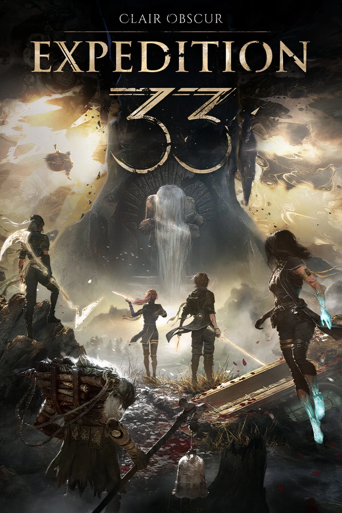 Ảnh chụp màn hình game Clair Obscur Expedition 33 với các nhân vật