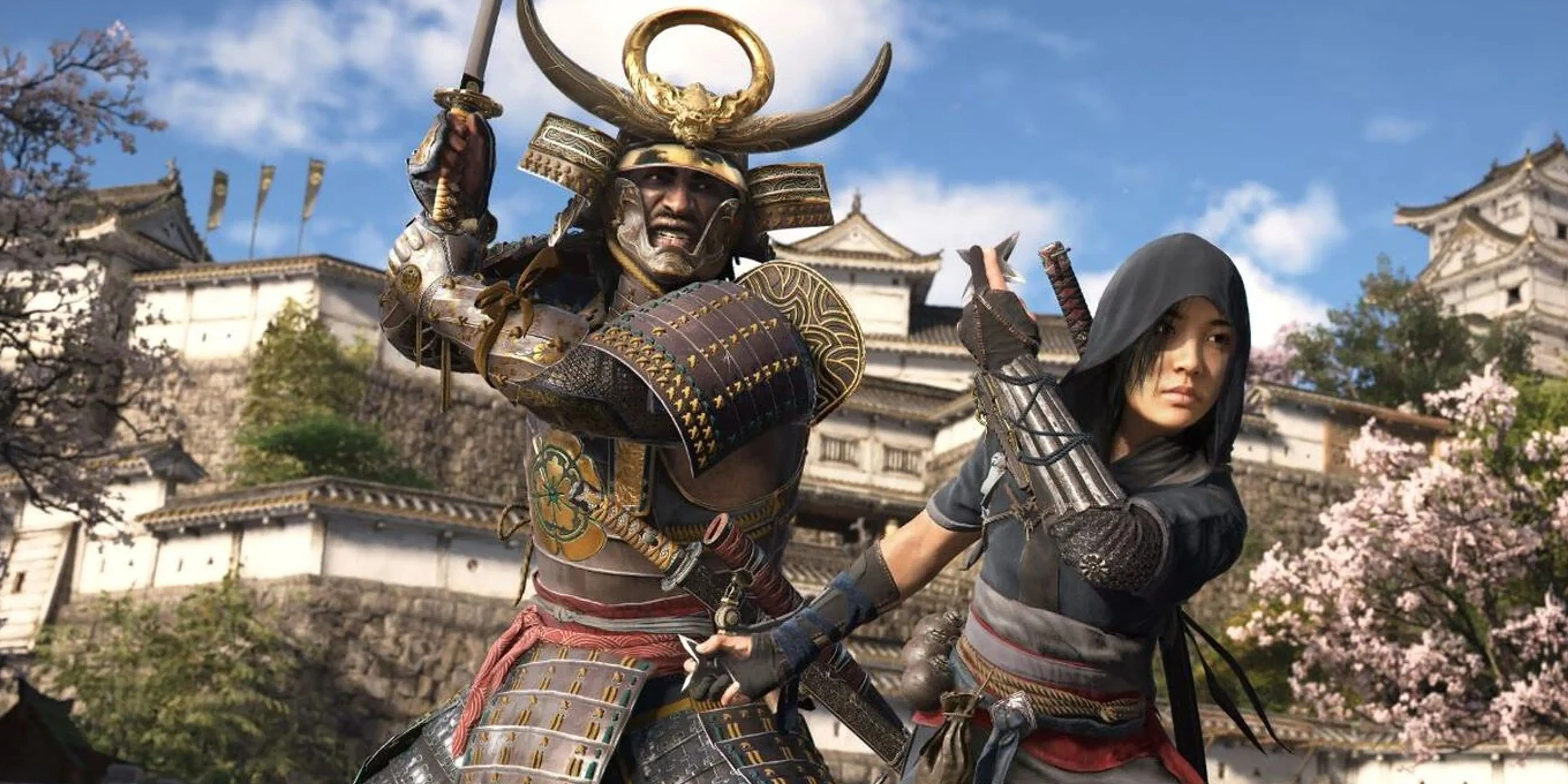 Ảnh minh họa lâu đài Azuchi trong Assassin's Creed Shadows