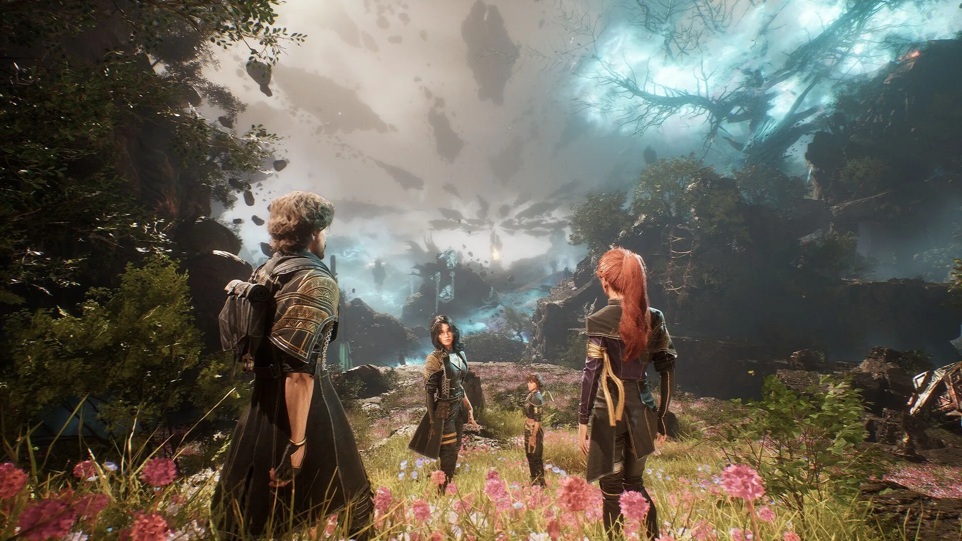 Ảnh quảng cáo game Clair Obscur Expedition 33 với môi trường giả tưởng
