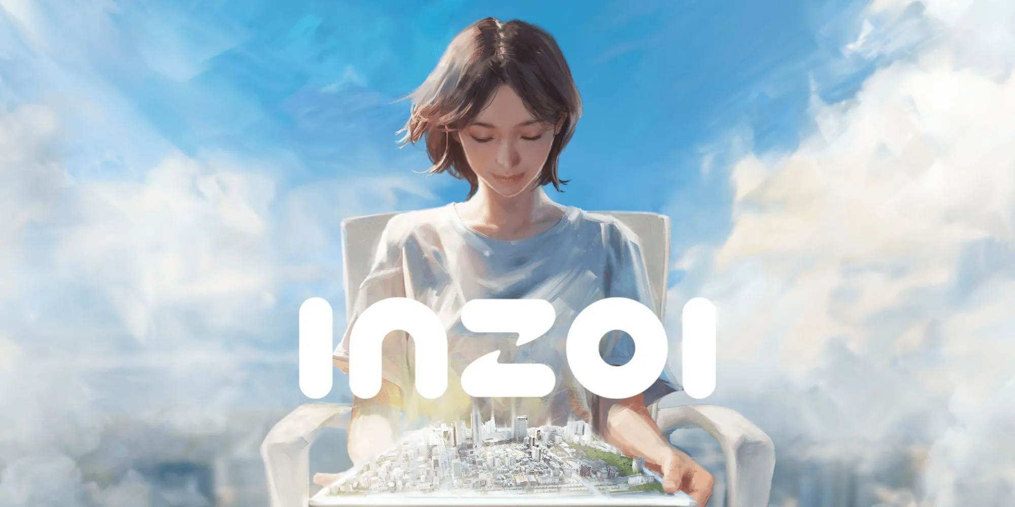 Artwork chính thức của InZOI từ nhà phát triển Krafton, minh họa thế giới game rộng lớn