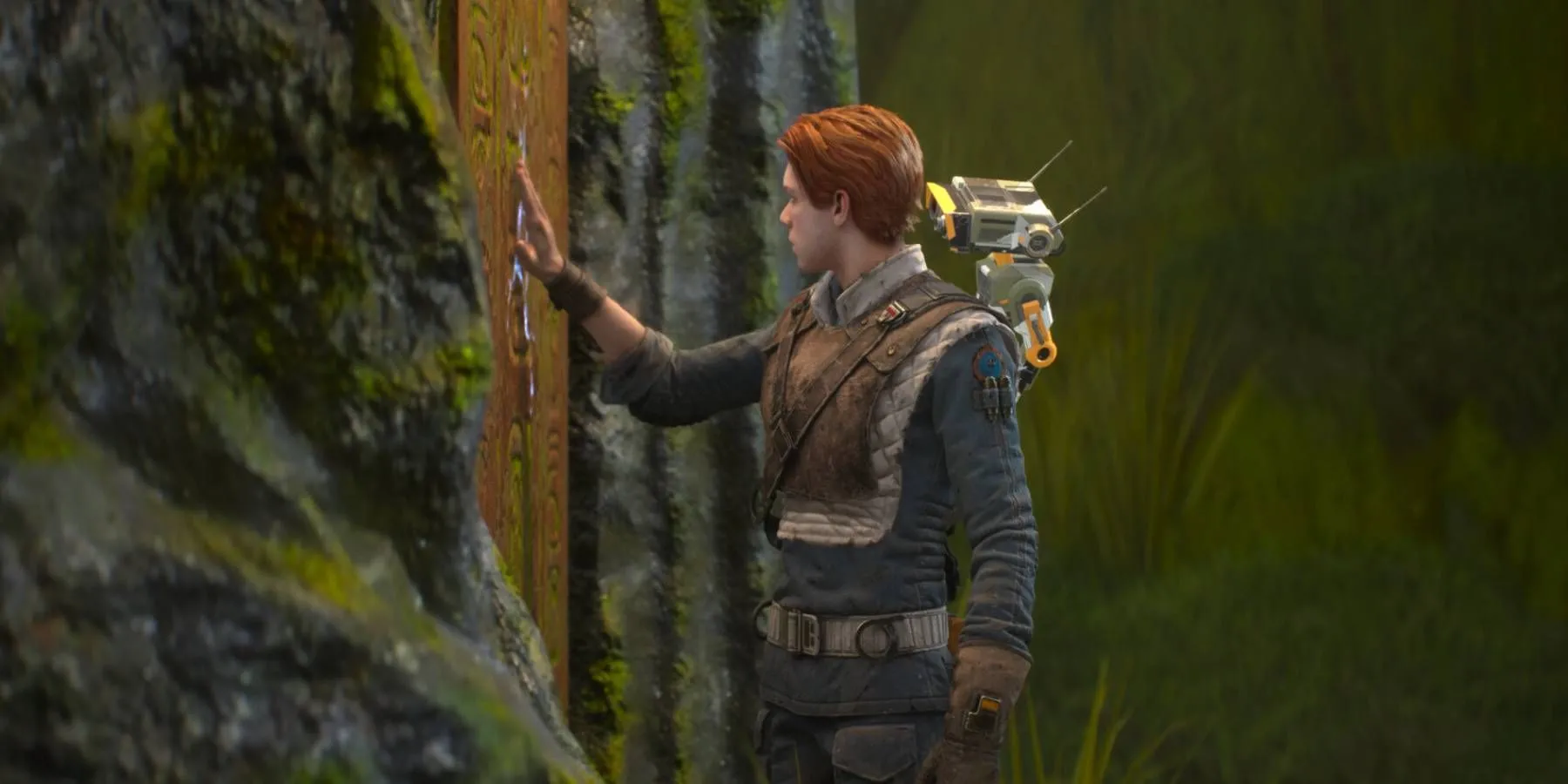 Cal Kestis sử dụng khả năng Thần lực trong Star Wars Jedi Fallen Order