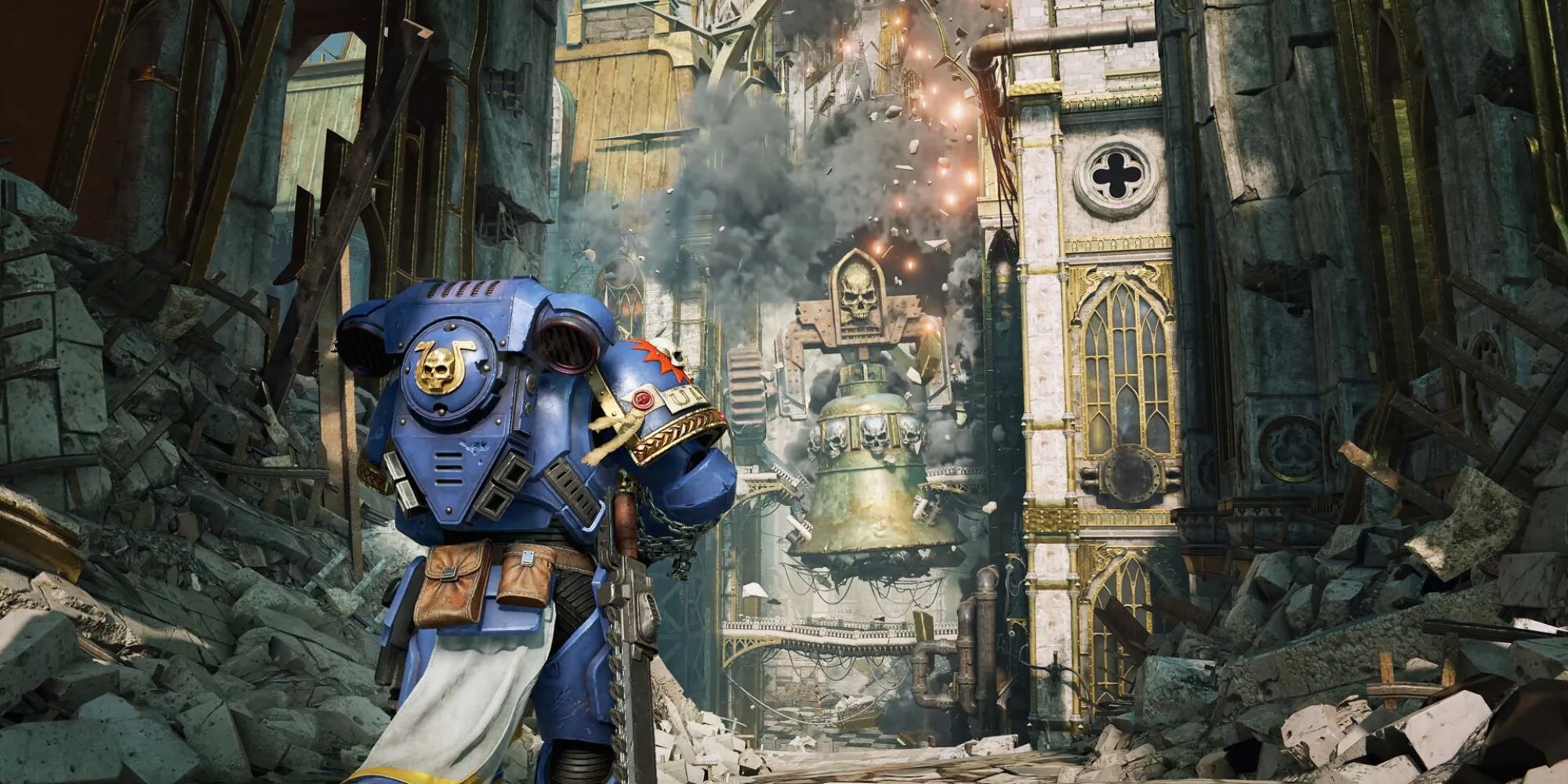 Cận cảnh Captain Titus, nhân vật chính của Space Marine 2