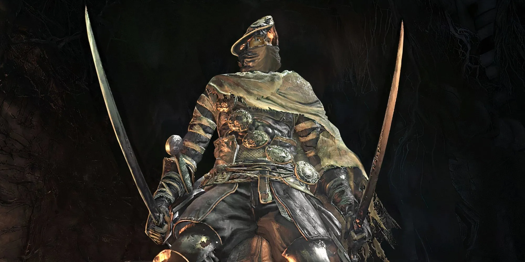 Cặp kiếm song sinh Sellsword Twinblades trong Dark Souls 3
