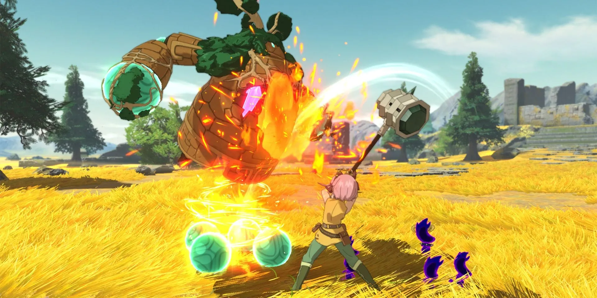 Gameplay chiến đấu trong Ni No Kuni 2