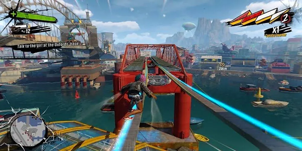 Gameplay đầy màu sắc và năng động trong Sunset Overdrive