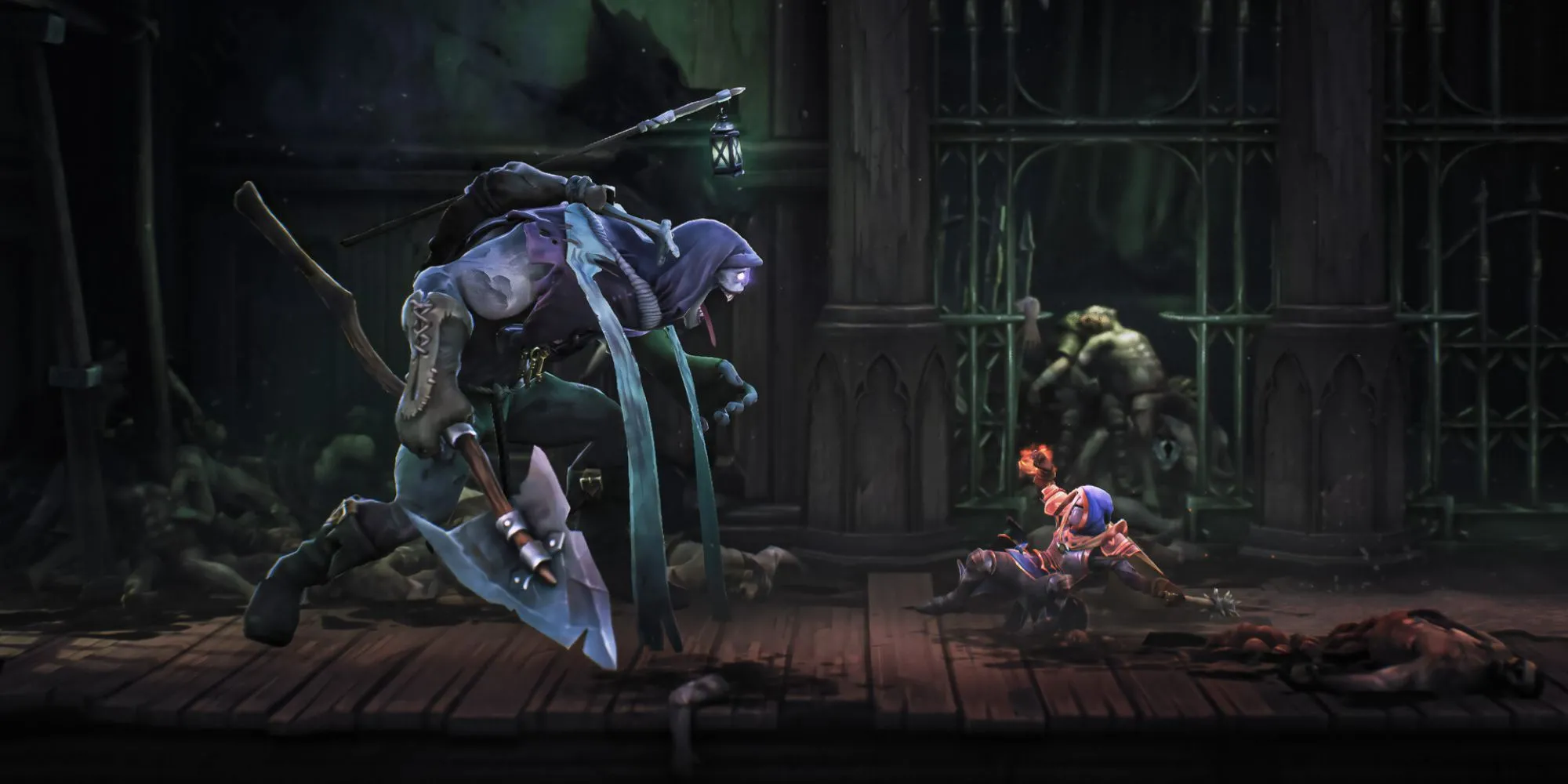 Giao diện cây kỹ năng đồ sộ và chiến đấu trong game Soulslike Metroidvania Mandragora