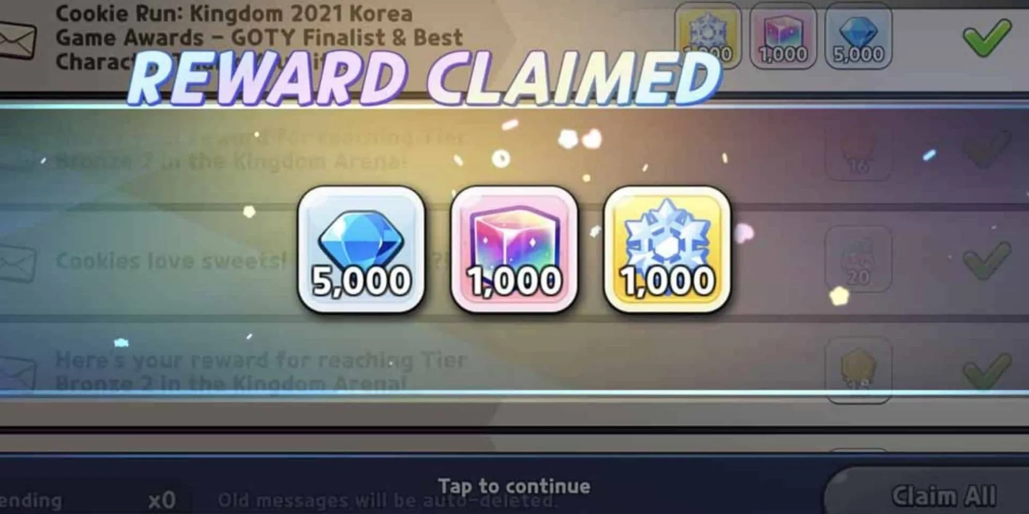 Giao diện trang web nhập code Cookie Run Kingdom.