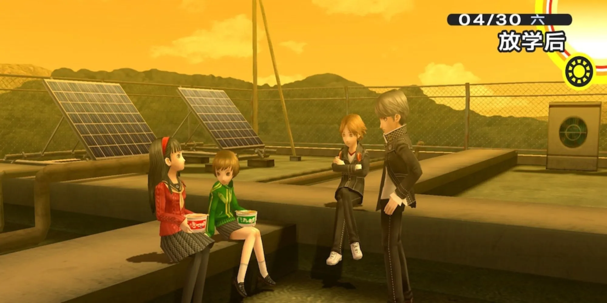 Góc nhìn nhân vật và cảnh quan trong game Persona 4