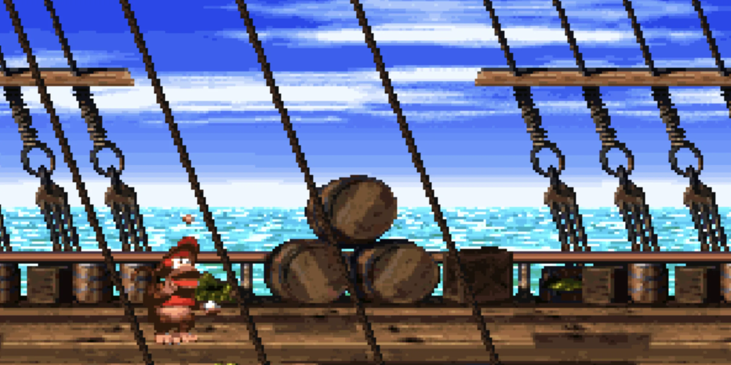 Hai nhân vật Diddy Kong và Dixie Kong trong phần 2 của series Donkey Kong Country