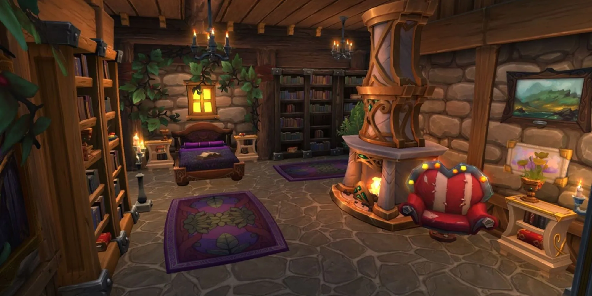 Hình ảnh minh họa tính năng nhà riêng trong World of Warcraft