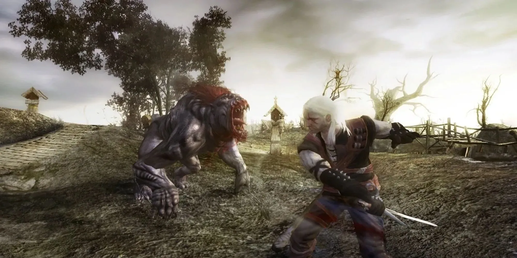 Hình ảnh nhân vật Geralt trong game The Witcher 1 từ cơ sở dữ liệu IGDB