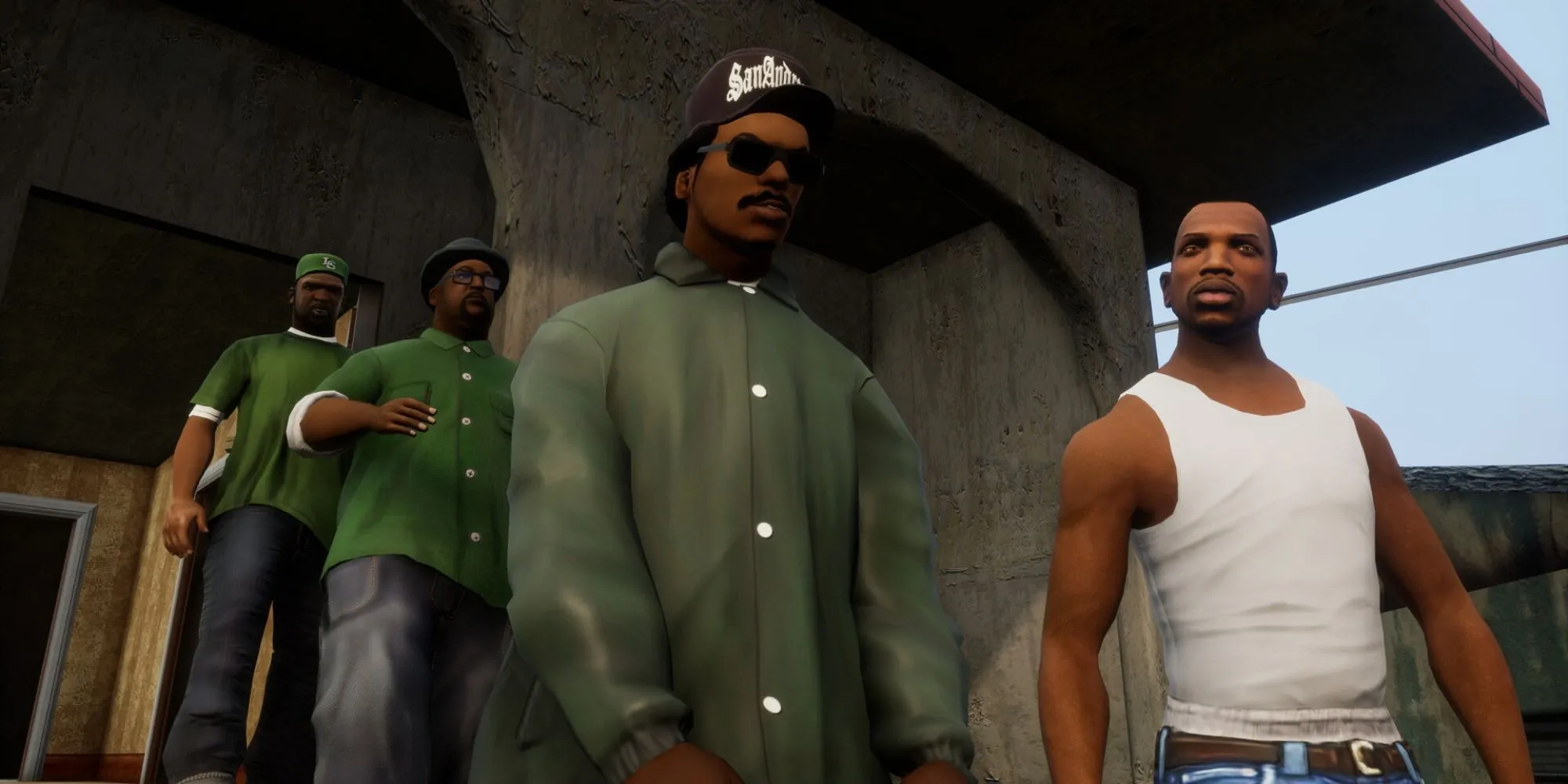 Hình ảnh tổng hợp các phiên bản nâng cấp trong Grand Theft Auto Definitive Edition Trilogy