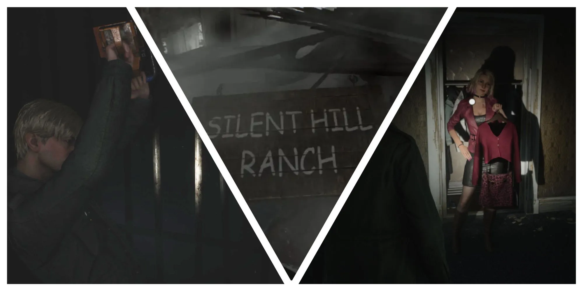 James Sunderland và Maria trong Silent Hill 2 Remake, hai nhân vật trung tâm của câu chuyện kinh dị tâm lý sâu sắc.