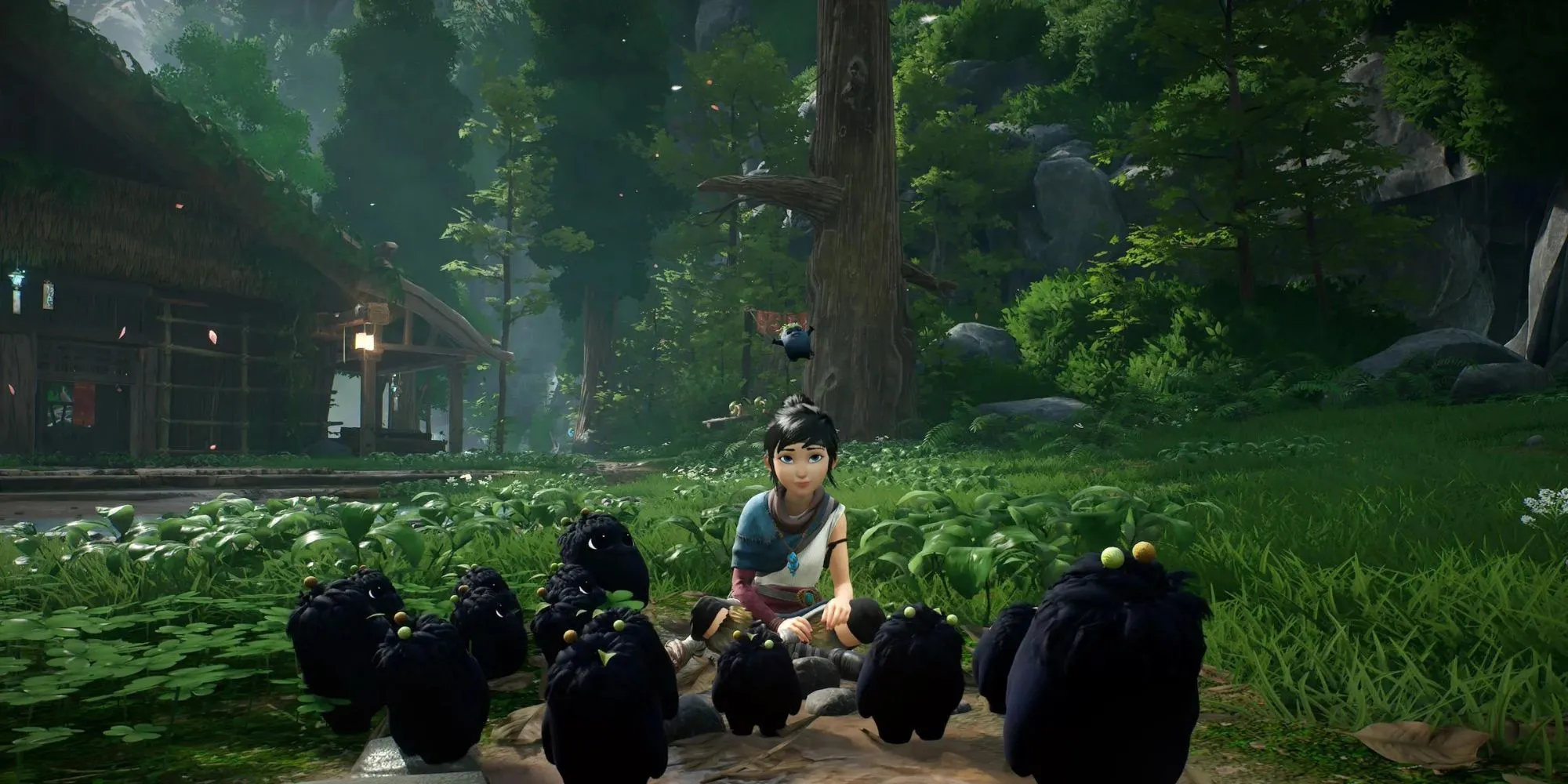Kena cùng những sinh vật Rot đáng yêu trong thế giới đầy màu sắc của Kena: Bridge of Spirits