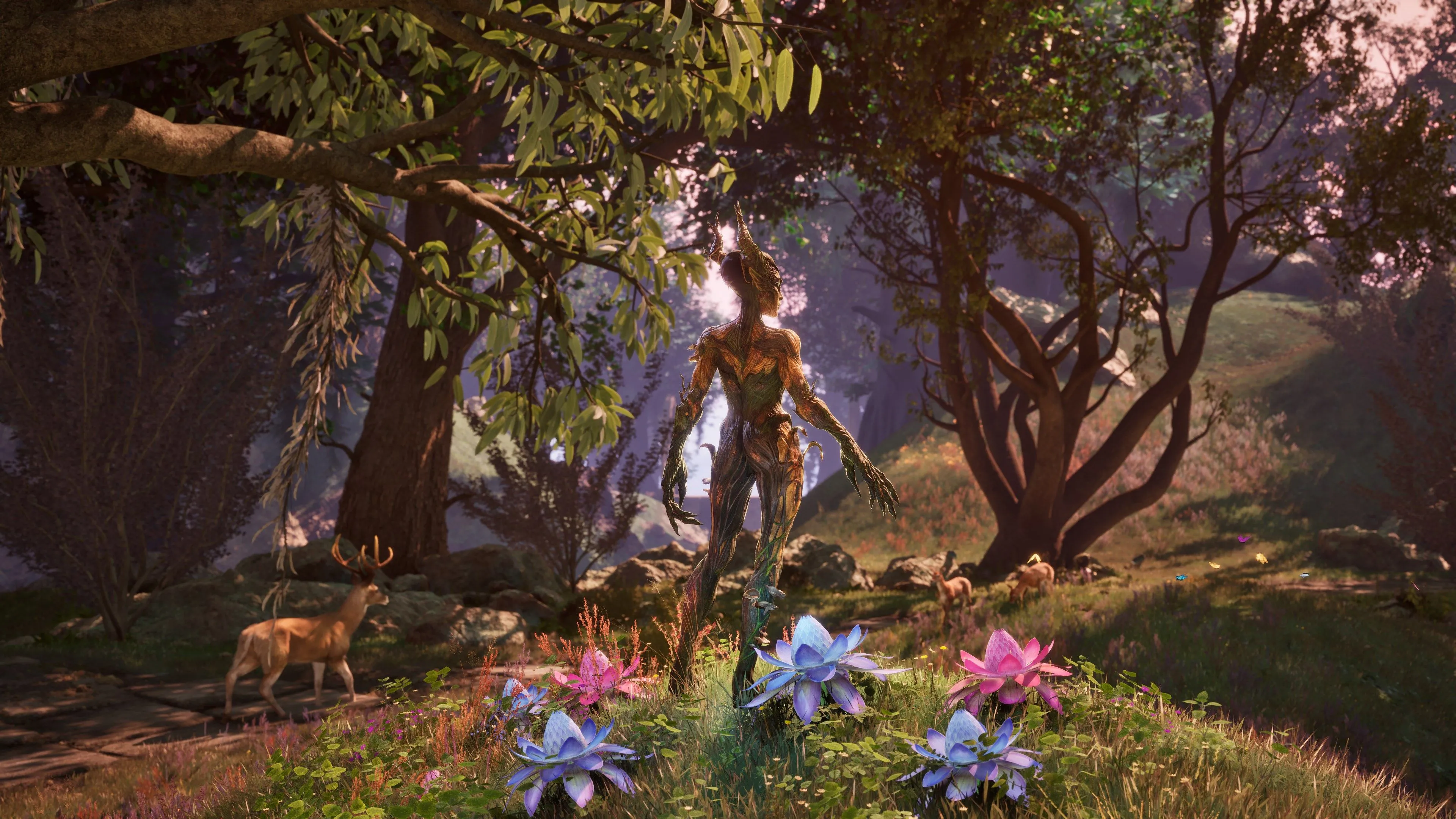 Khung cảnh thị trấn trong Oblivion Remastered với đồ họa cải thiện