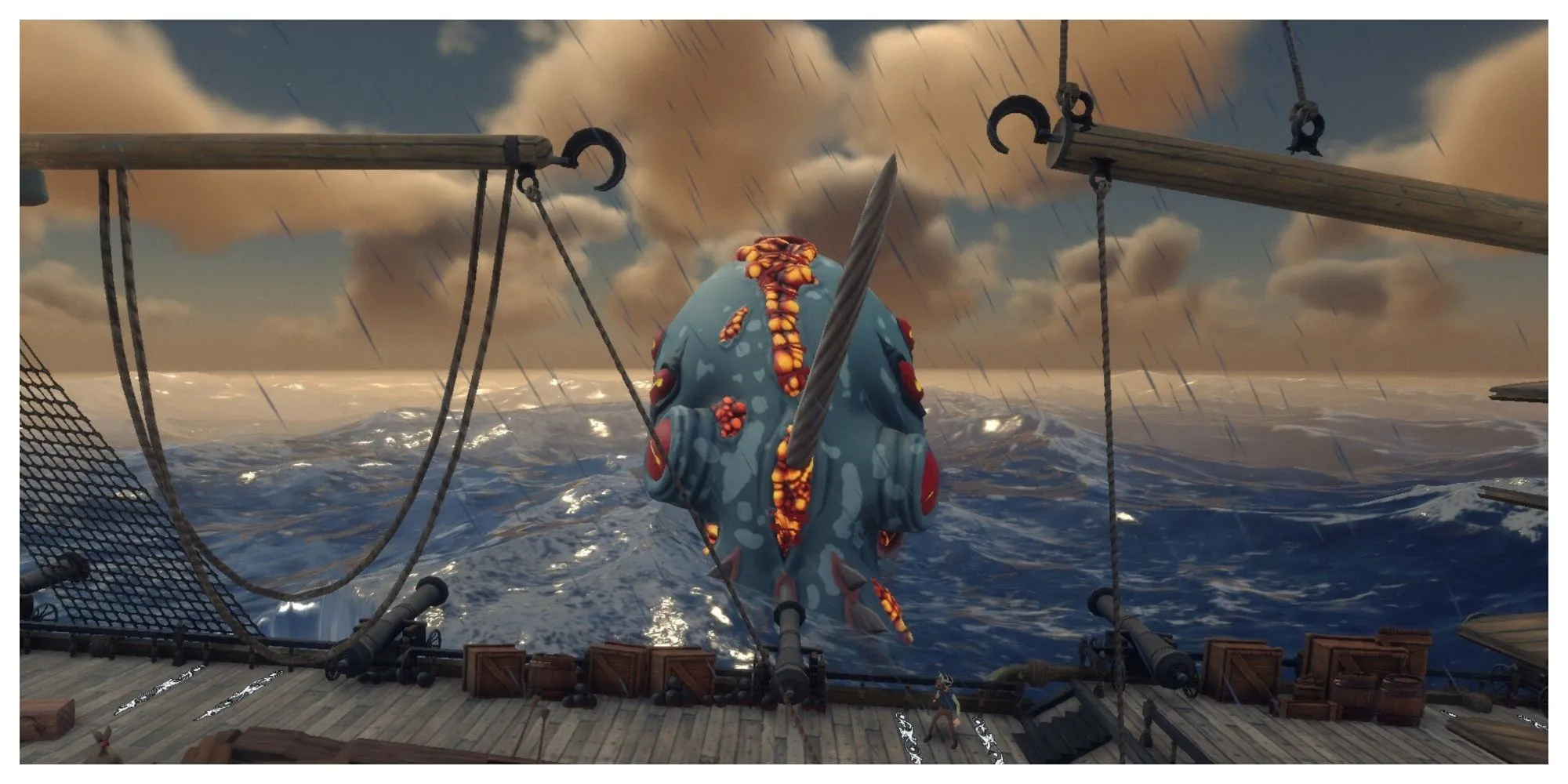 Kraken và trận chiến trên tàu trong Venture to the Vile