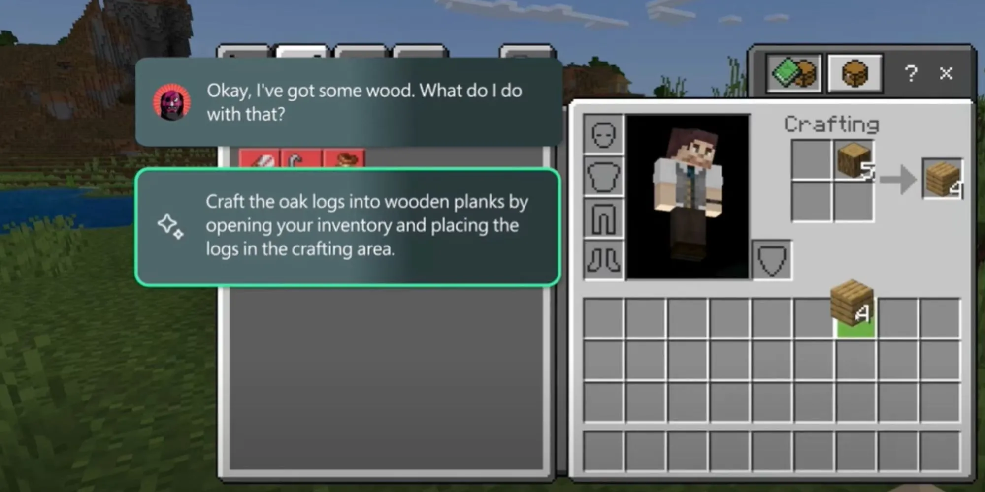 Microsoft Copilot giúp người chơi Minecraft