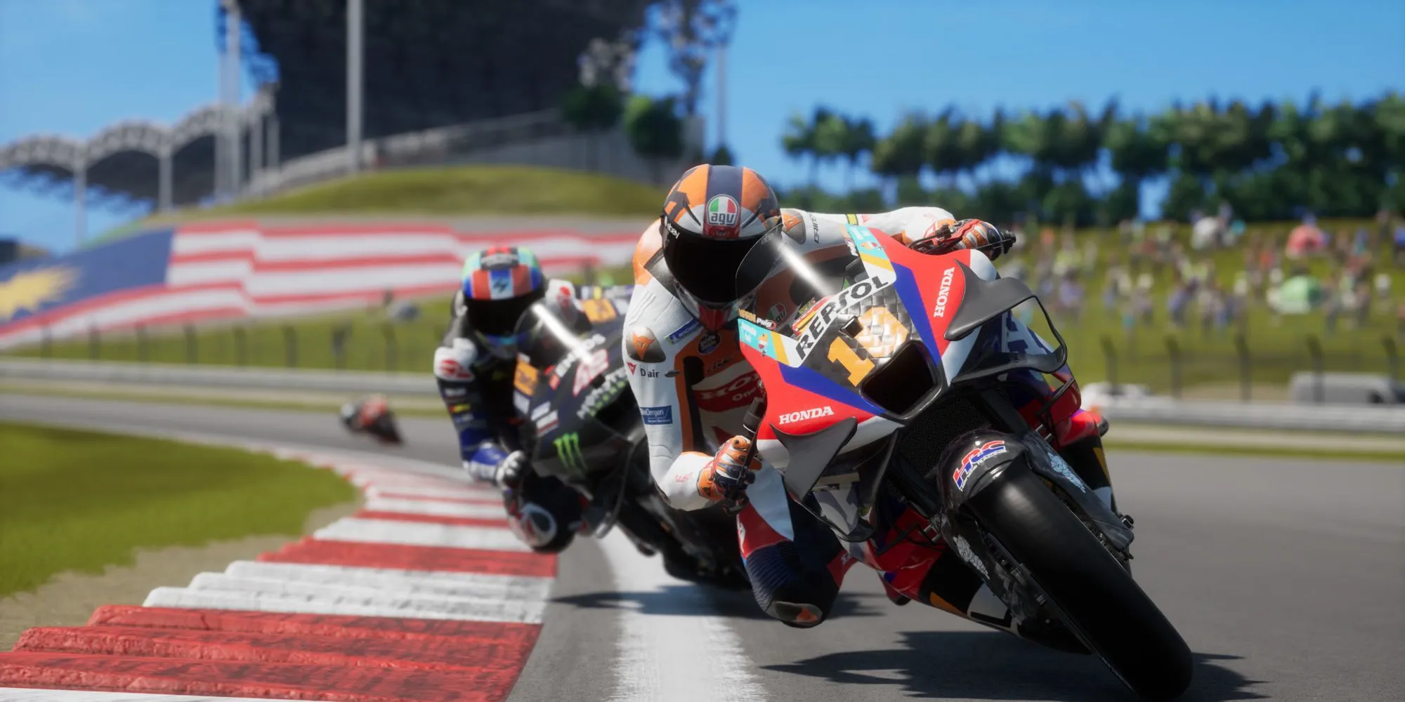 MotoGP 25 cảnh tay đua Joan Mir điều khiển xe