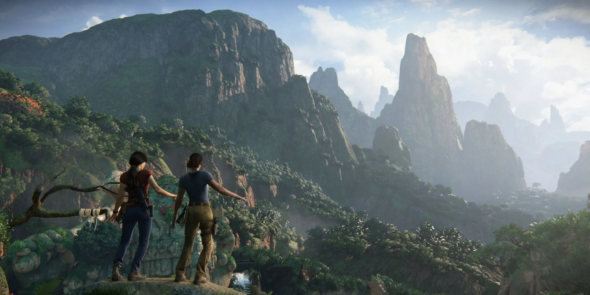 Nathan Drake và các nhân vật chính trong Uncharted 4 Legacy of Thieves