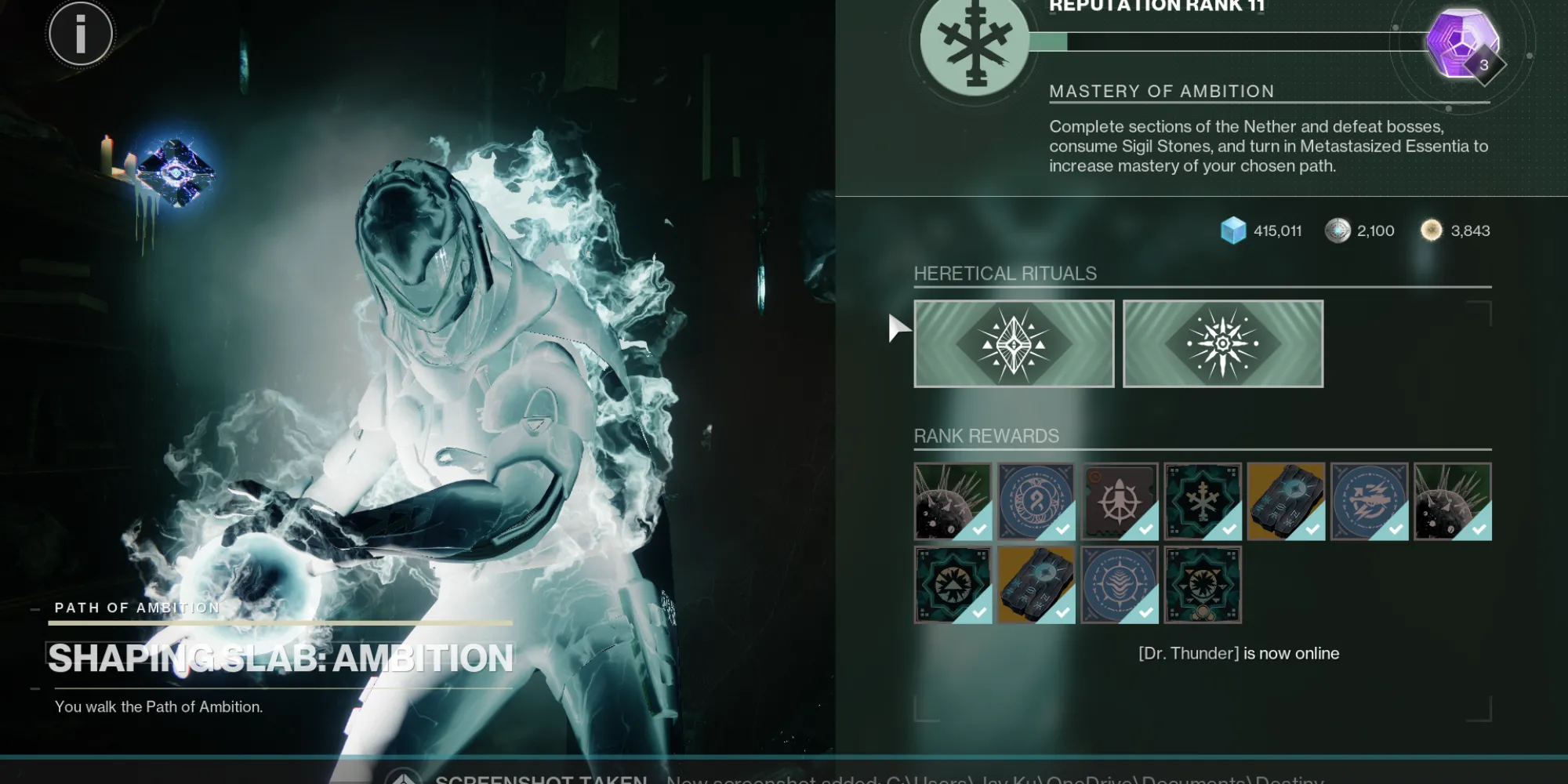 Người chơi Destiny 2 đi trên The Taken Path trong Episode Heresy