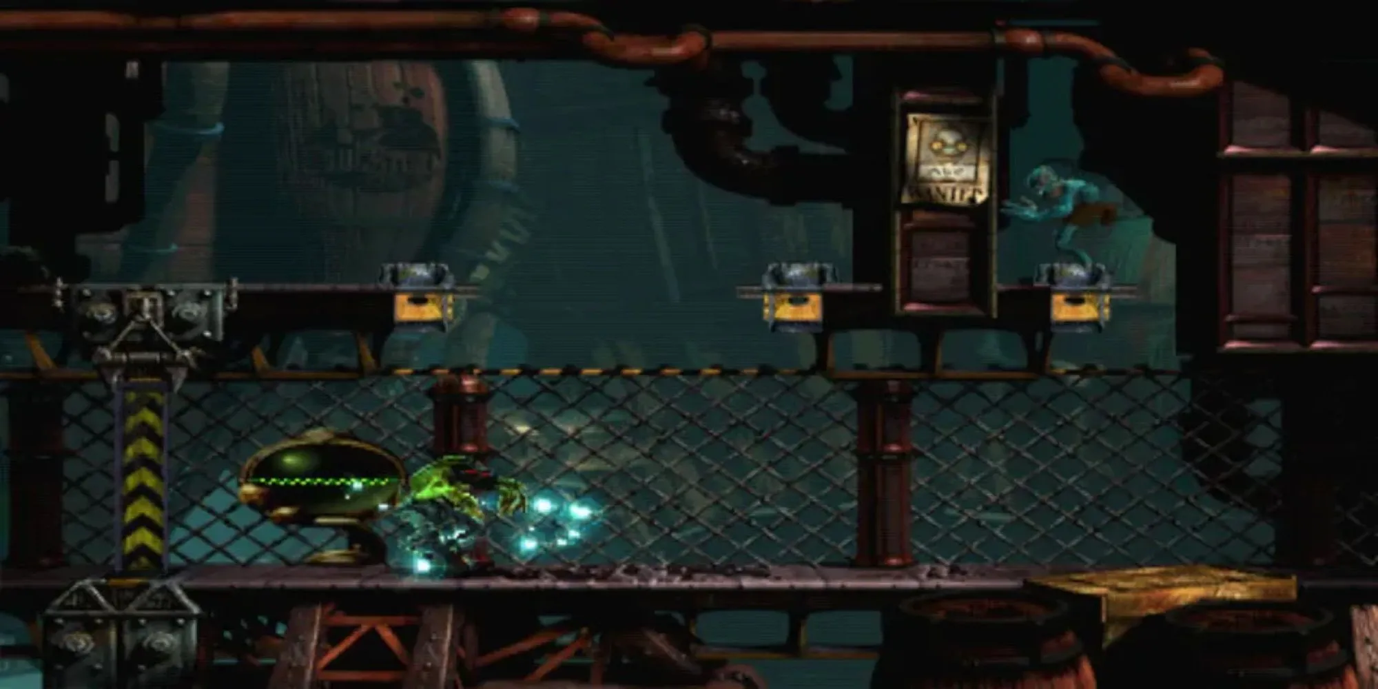 Nhân vật Abe trong game Oddworld Abes Exoddus trên PS1