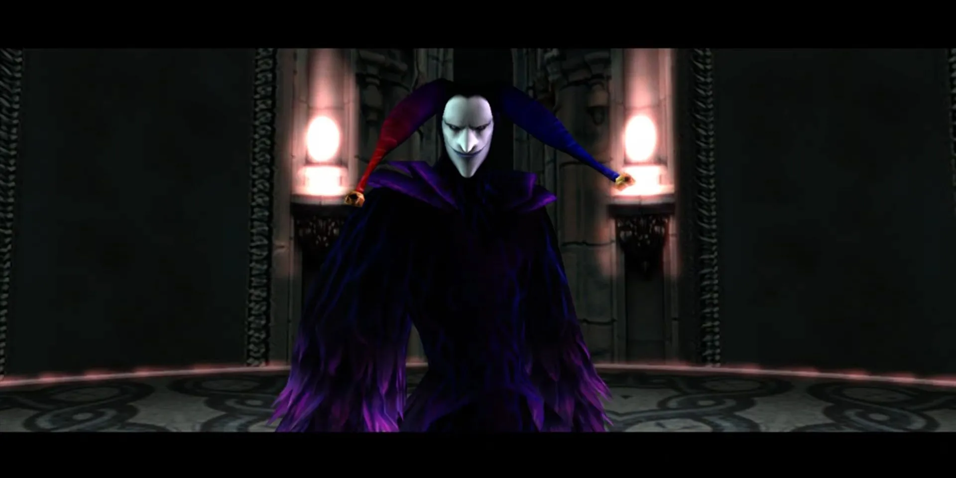Nhân vật Jester xuất hiện với dáng vẻ bí ẩn và khó chịu trong Devil May Cry 3