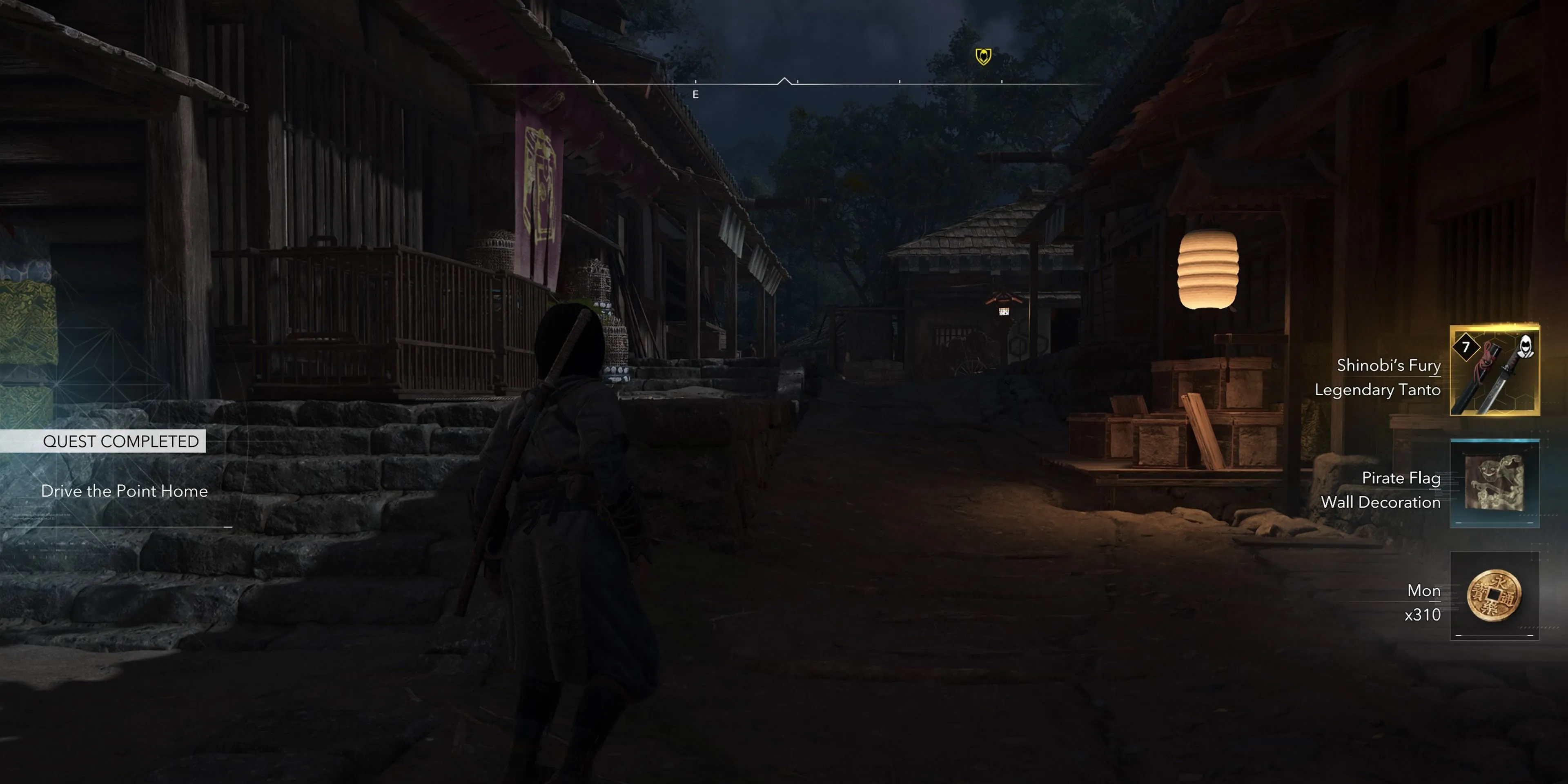 Phần thưởng nhận được sau khi ám sát Wakasa - Kim Khẩu Súng trong AC Shadows