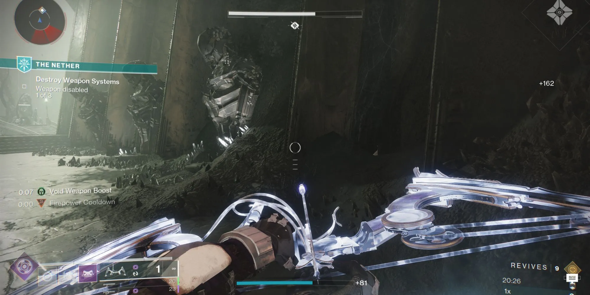 Quân cờ bí ẩn giữa các bức tượng Hive trên đường đến Court of Oryx, The Nether Destiny 2
