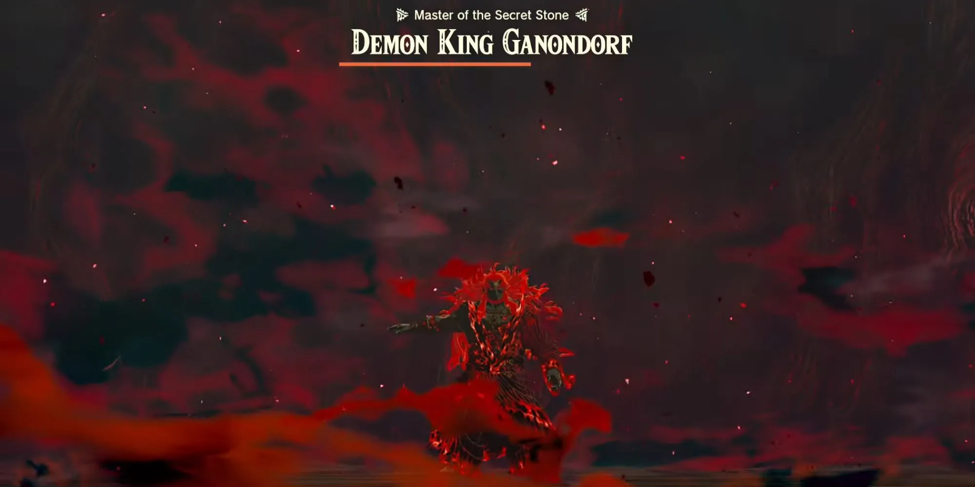 Quỷ Vương Ganondorf trong Zelda Tears of the Kingdom, boss với thanh máu khổng lồ