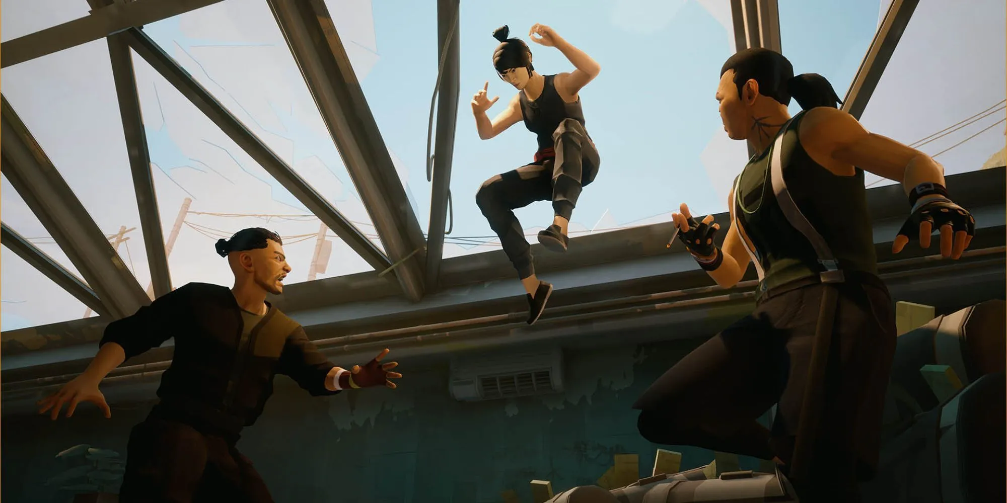 Sifu gameplay screenshot showing the protagonist in combat
