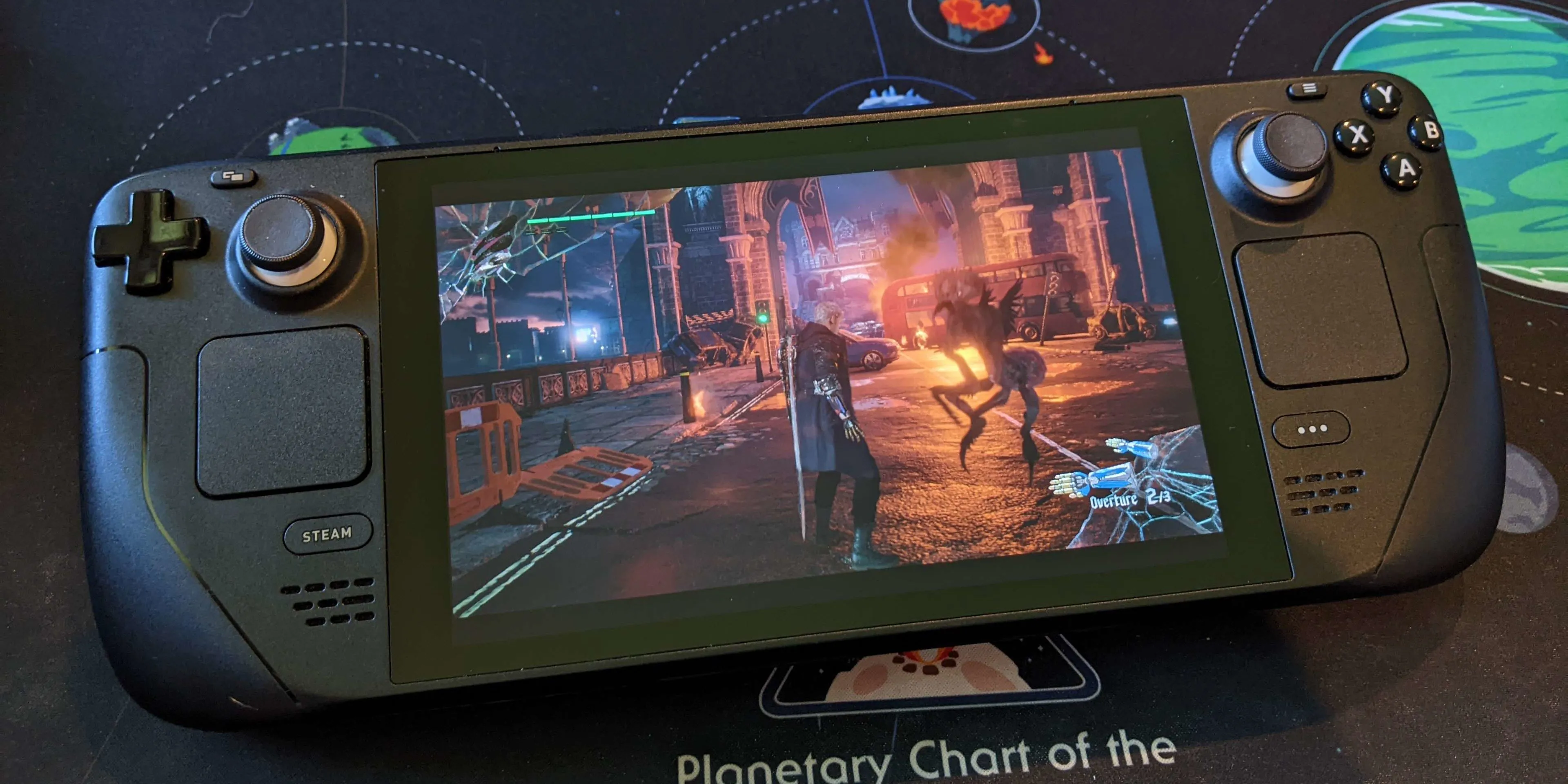 Steam Deck chạy game Devil May Cry 5