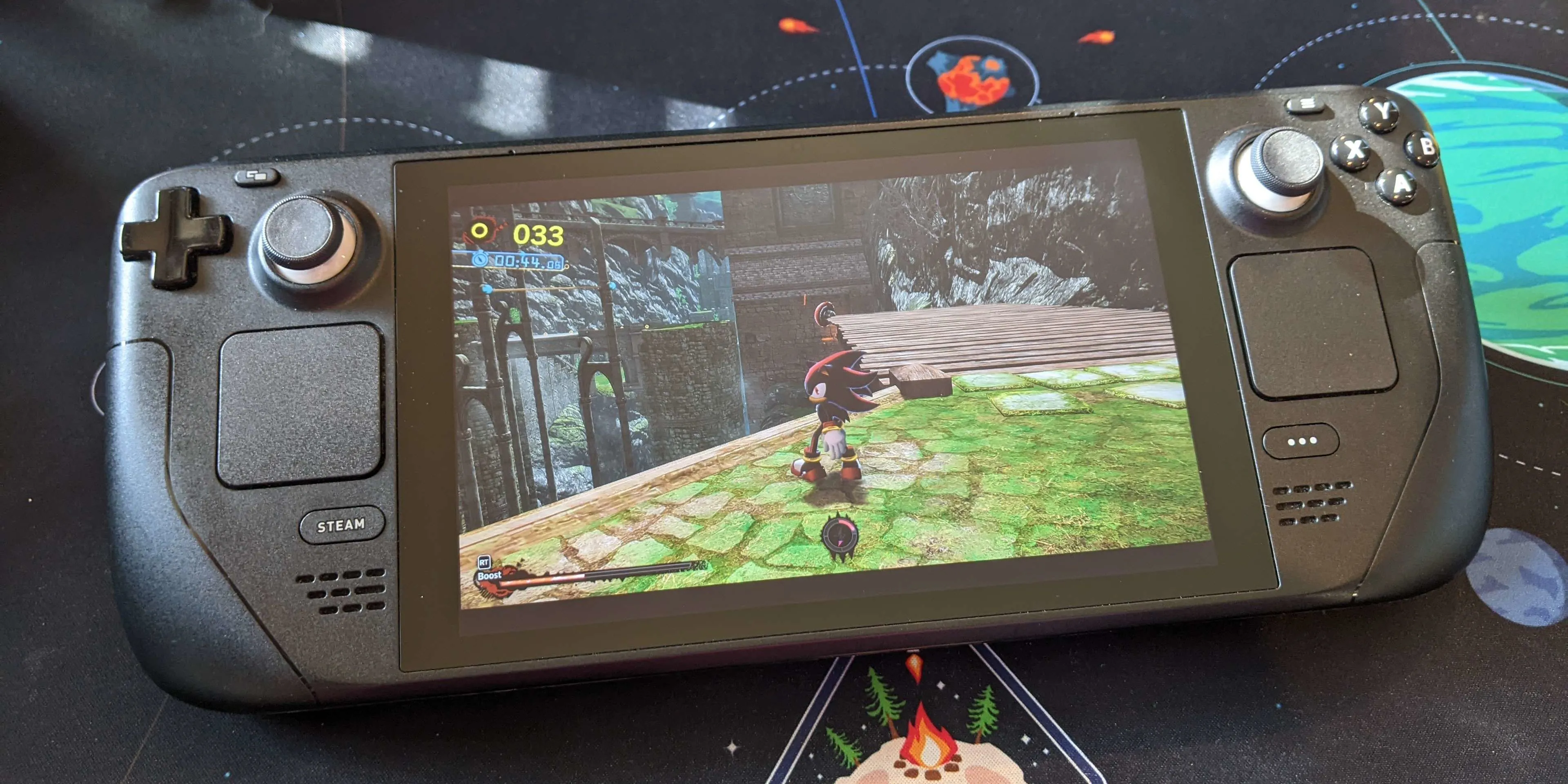 Steam Deck chạy game Sonic X Shadow Generations