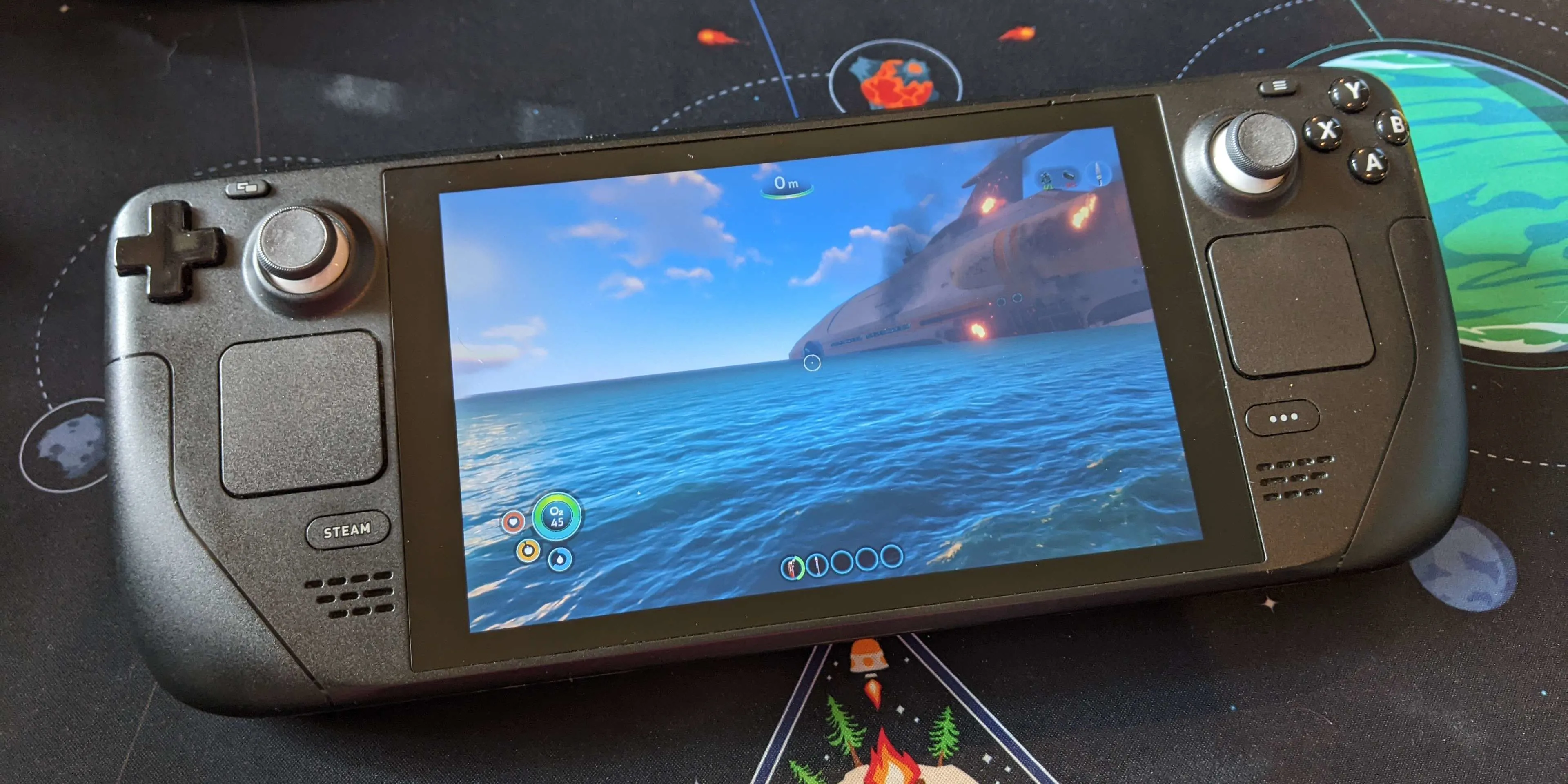 Steam Deck chạy game Subnautica