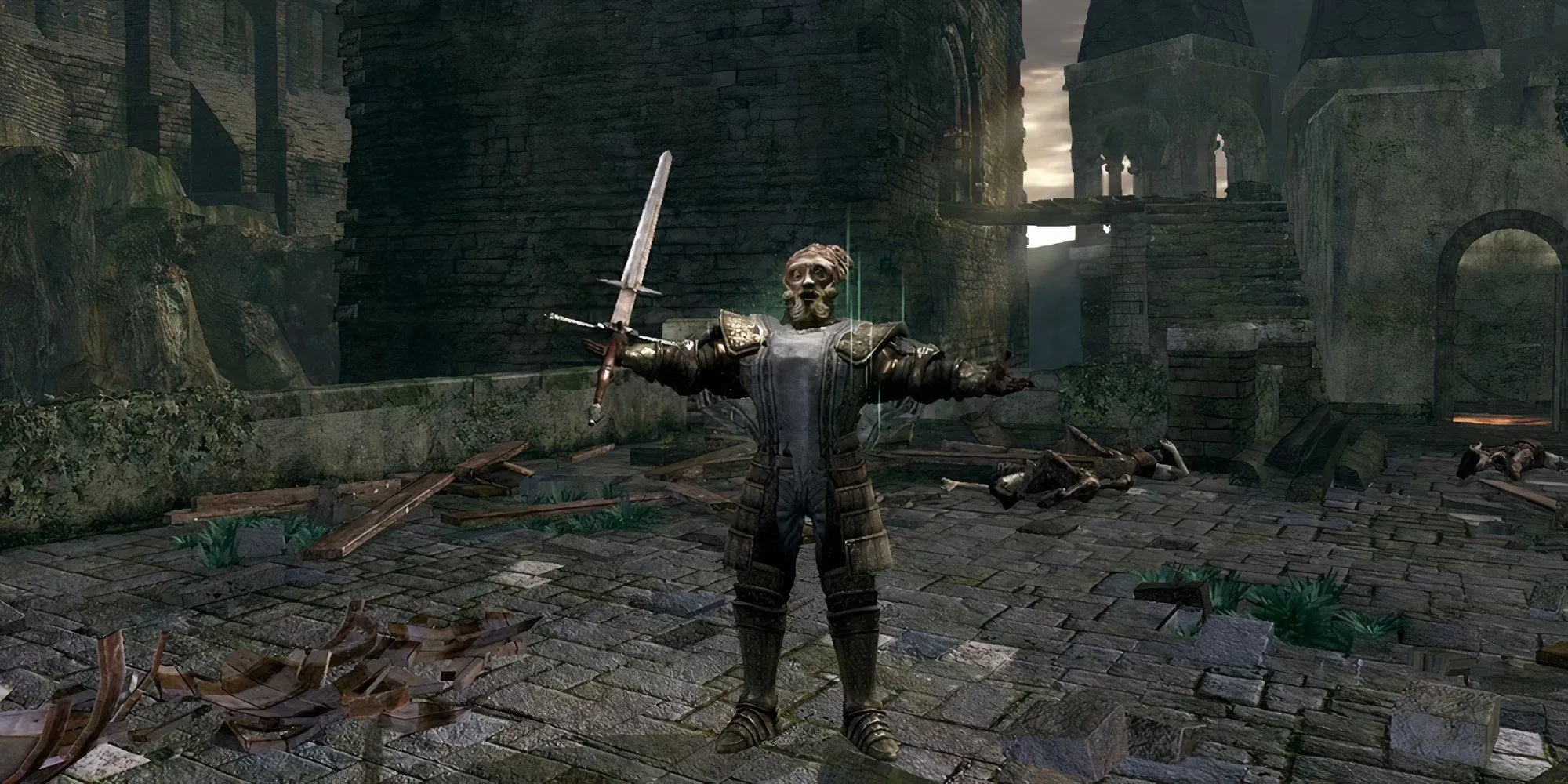 Thanh kiếm Zweihander to lớn, biểu tượng của 'Giant Dad', trong Dark Souls 1