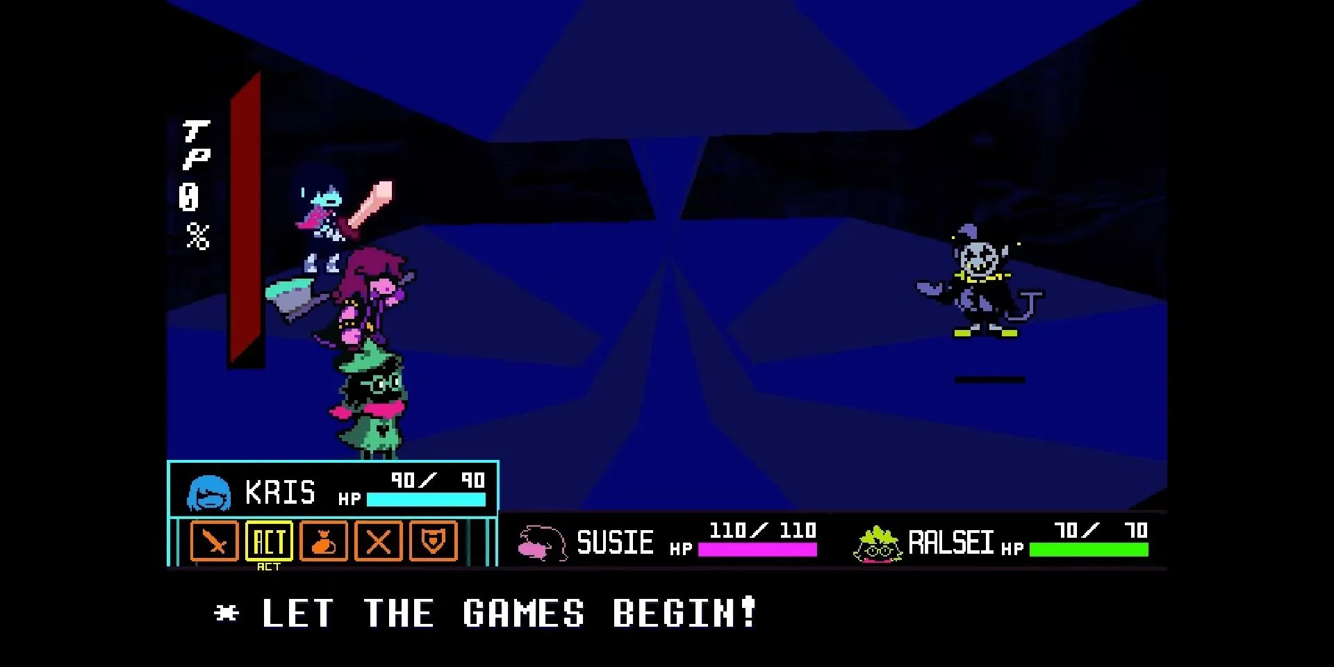 Trận đấu boss hỗn loạn với Jevil, tên jester điên cuồng trong Deltarune