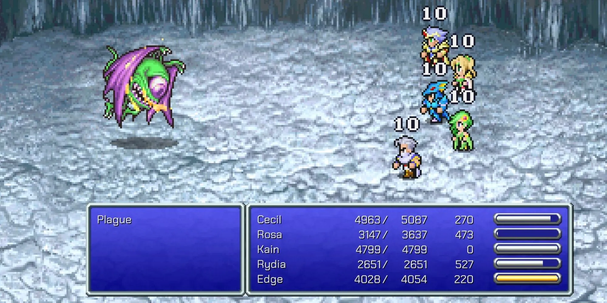 Cảnh lãng mạn trên ban công trong Final Fantasy 4 Pixel Remaster