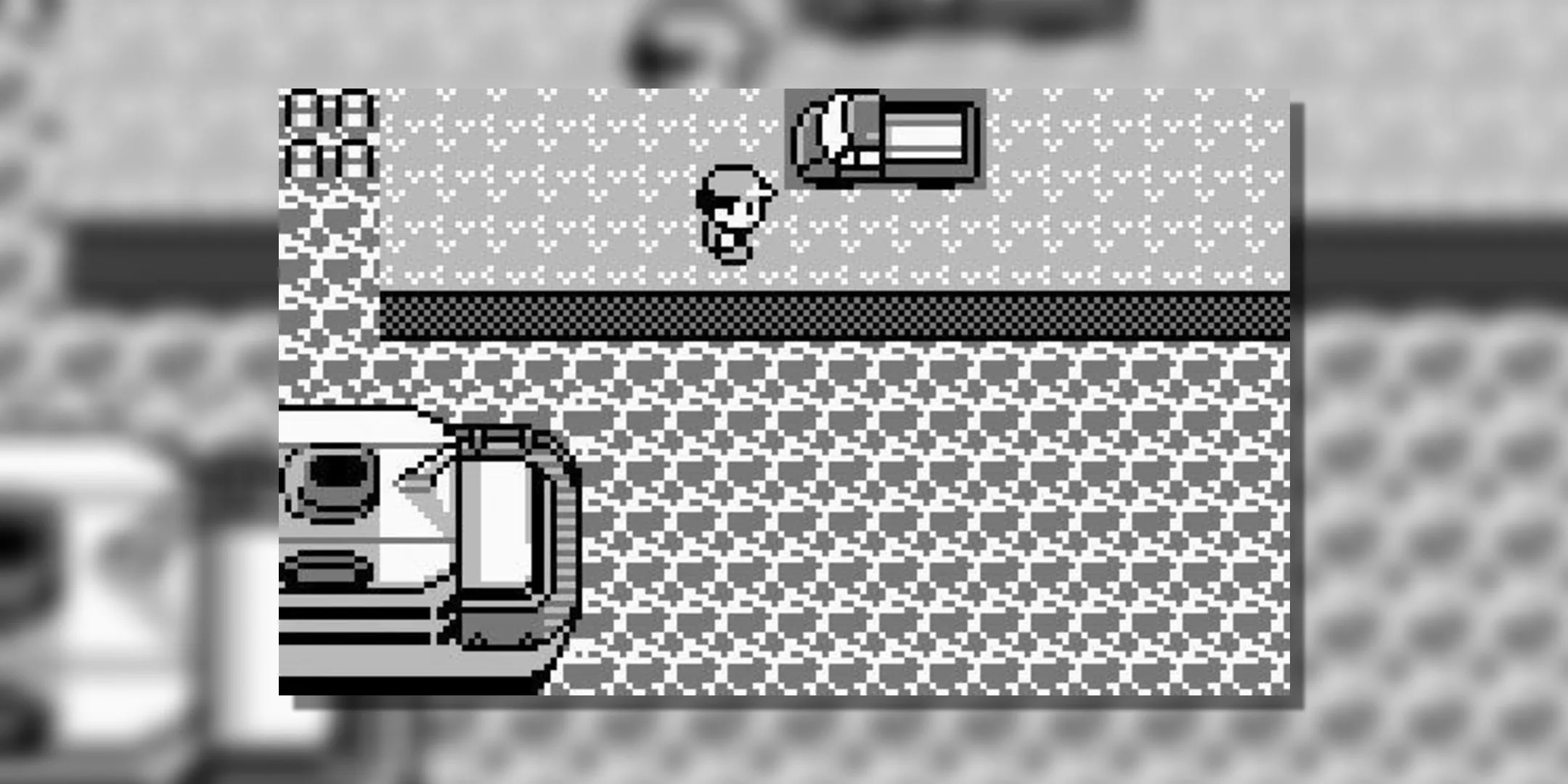 Hình ảnh chiếc xe tải Mew trong Pokemon Red và Blue, một tựa game với nhạc nền đáng nhớ