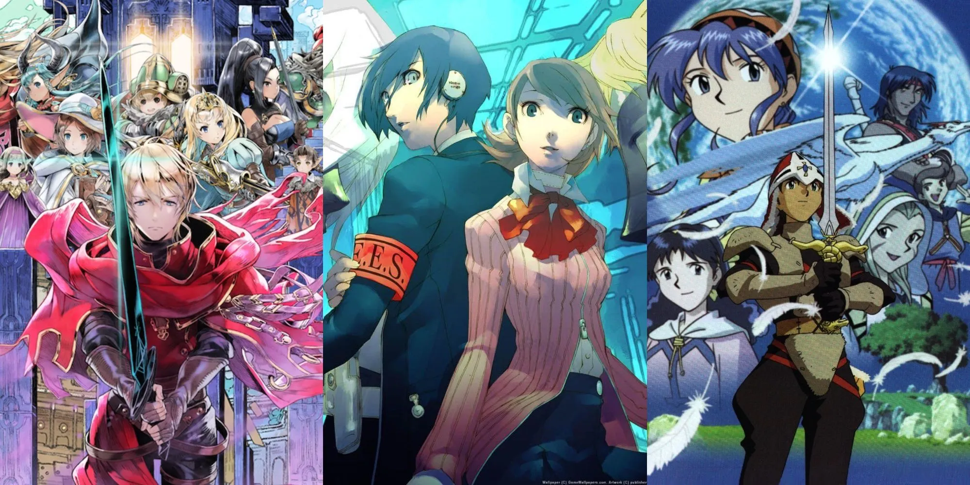 Hình ảnh minh họa các game JRPG nổi bật thập niên 90 và 2000