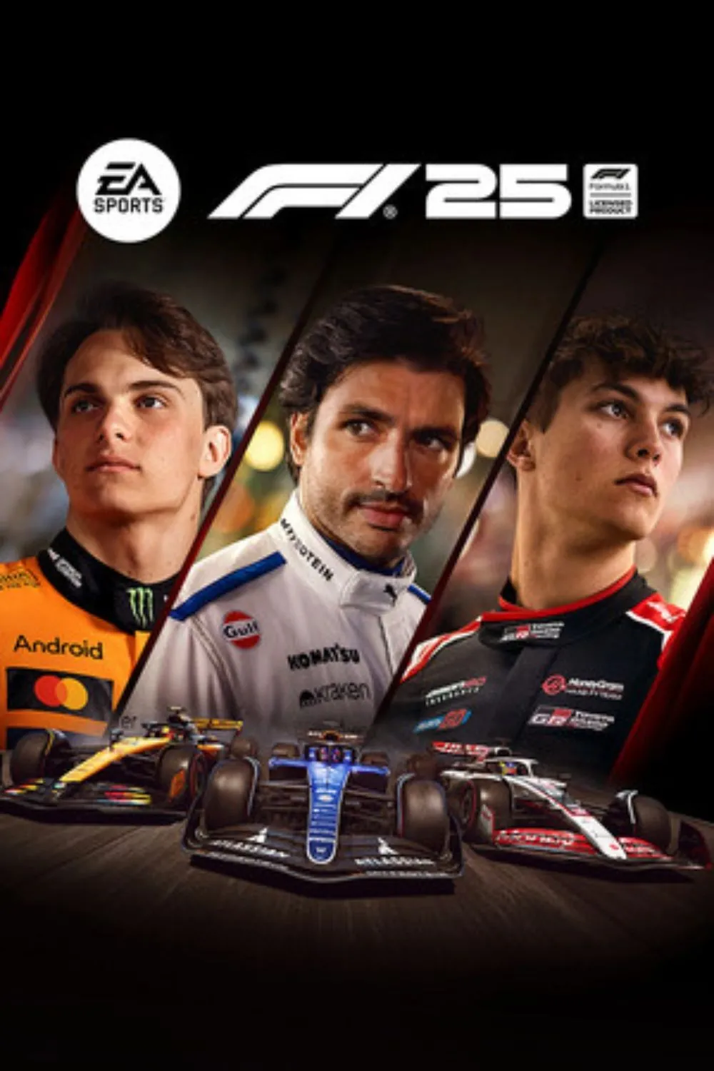 Ảnh bìa chính thức của game F1 25, biểu tượng mới nhất của dòng game đua xe Formula 1
