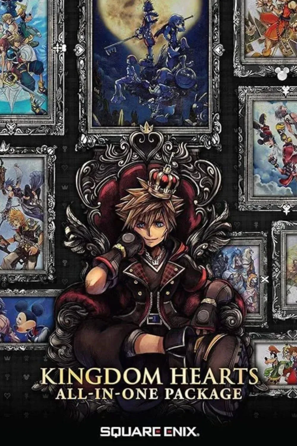 Ảnh bìa Kingdom Hearts All-In-One Package với Sora, Donald và Goofy