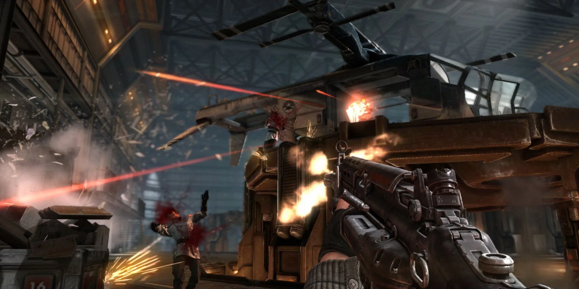 Bắn vào quân Phát xít trong Wolfenstein The New Order