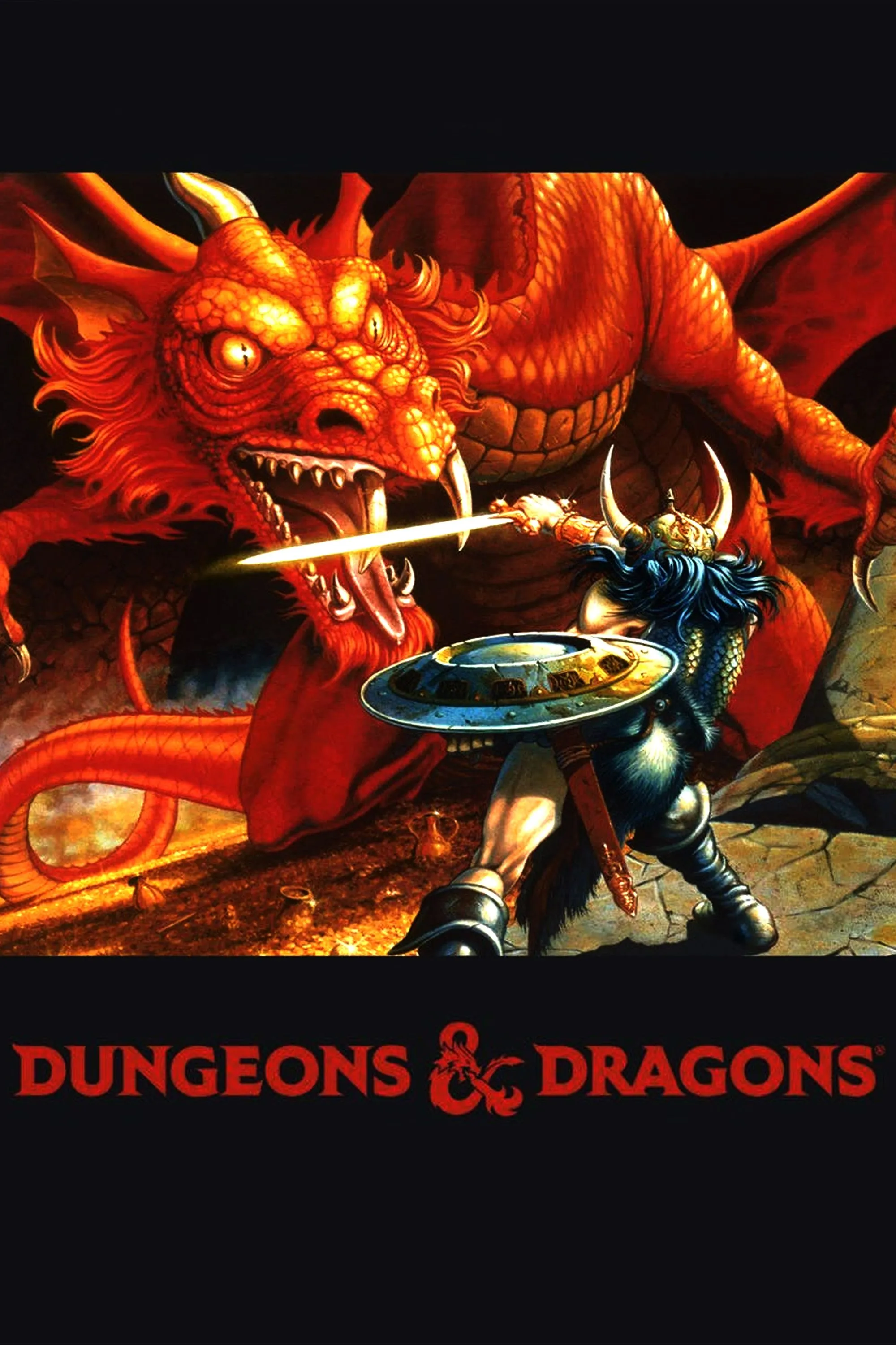 Bộ nhận diện thương hiệu Dungeons &amp; Dragons với biểu tượng đặc trưng, thể hiện sự đồ sộ của vũ trụ TTRPG.