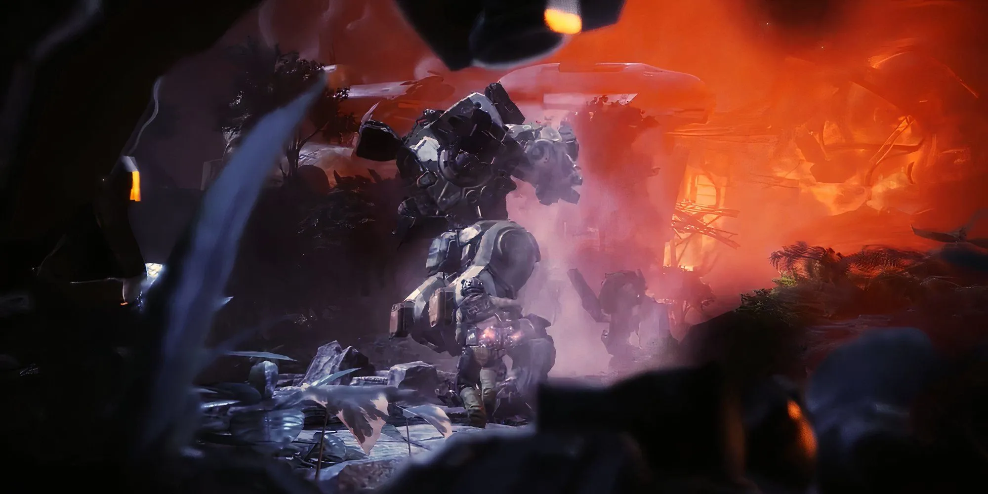 BT và phi công ban đầu của mình chiến đấu trong những khoảnh khắc đầu tiên của Titanfall 2
