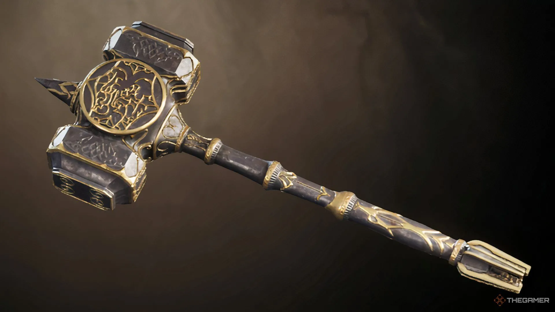 Búa chiến Ebony trong game The Elder Scrolls IV Oblivion, minh họa cho lối chơi dựa vào vũ khí.