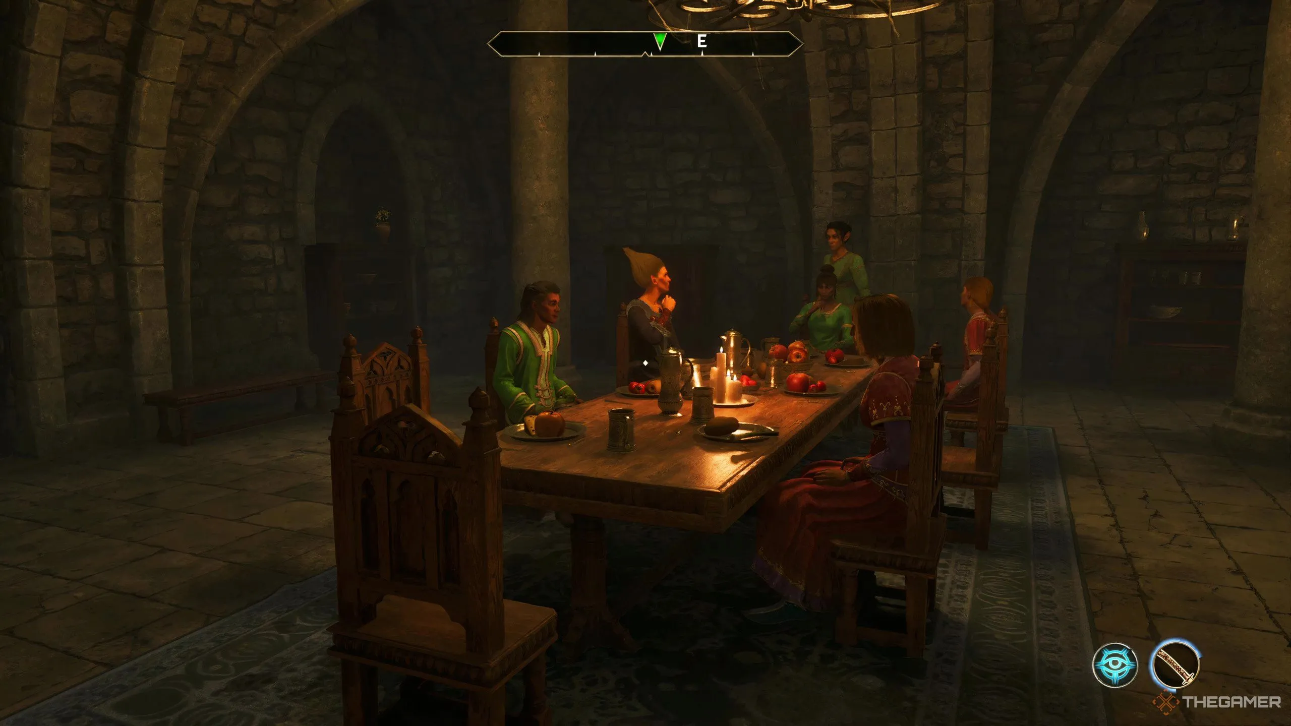 Bữa tiệc trong nhiệm vụ của Sanguine ở Oblivion Remastered