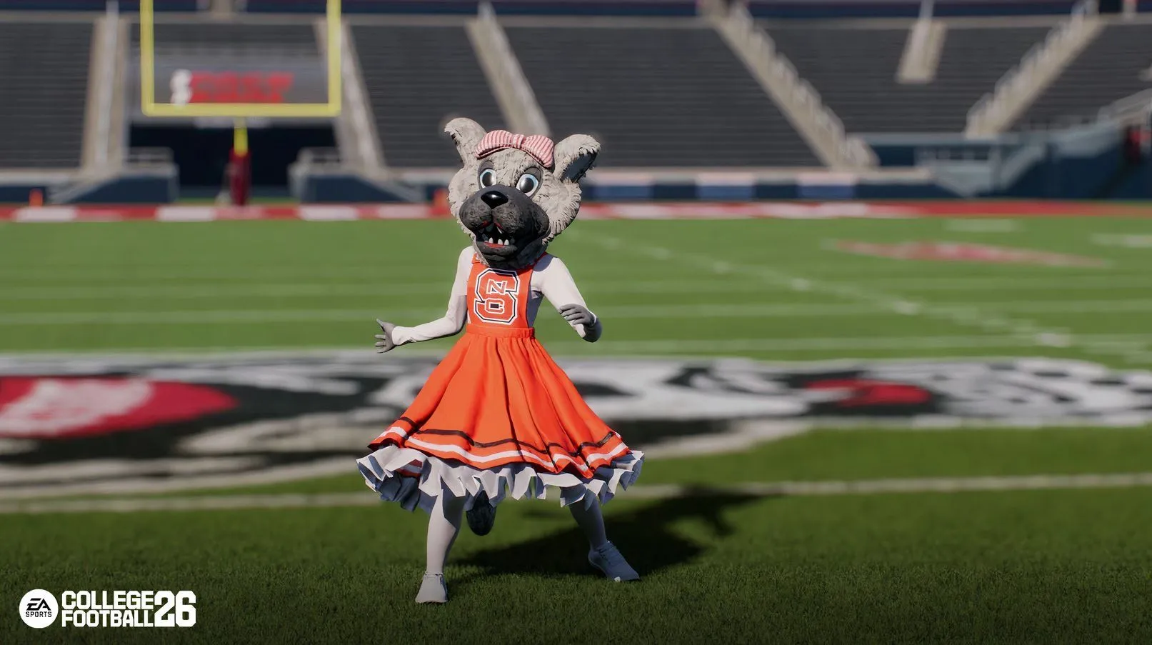 Cảnh cầu thủ trên sân trong College Football 26