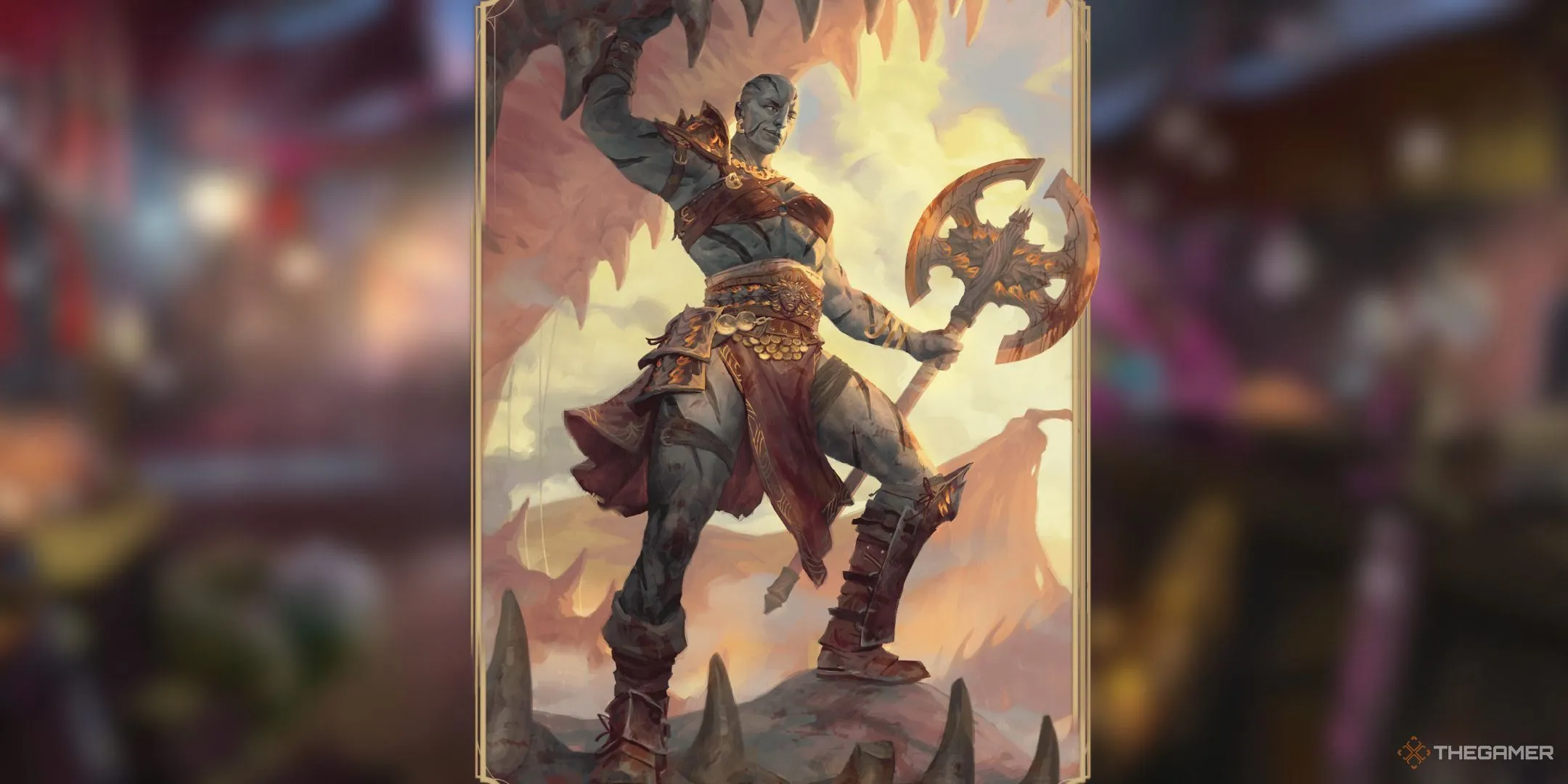 Chiến binh Goliath mạnh mẽ trong Sổ Tay Người Chơi Dungeons &amp; Dragons 2024, minh họa cho khả năng Powerful Build