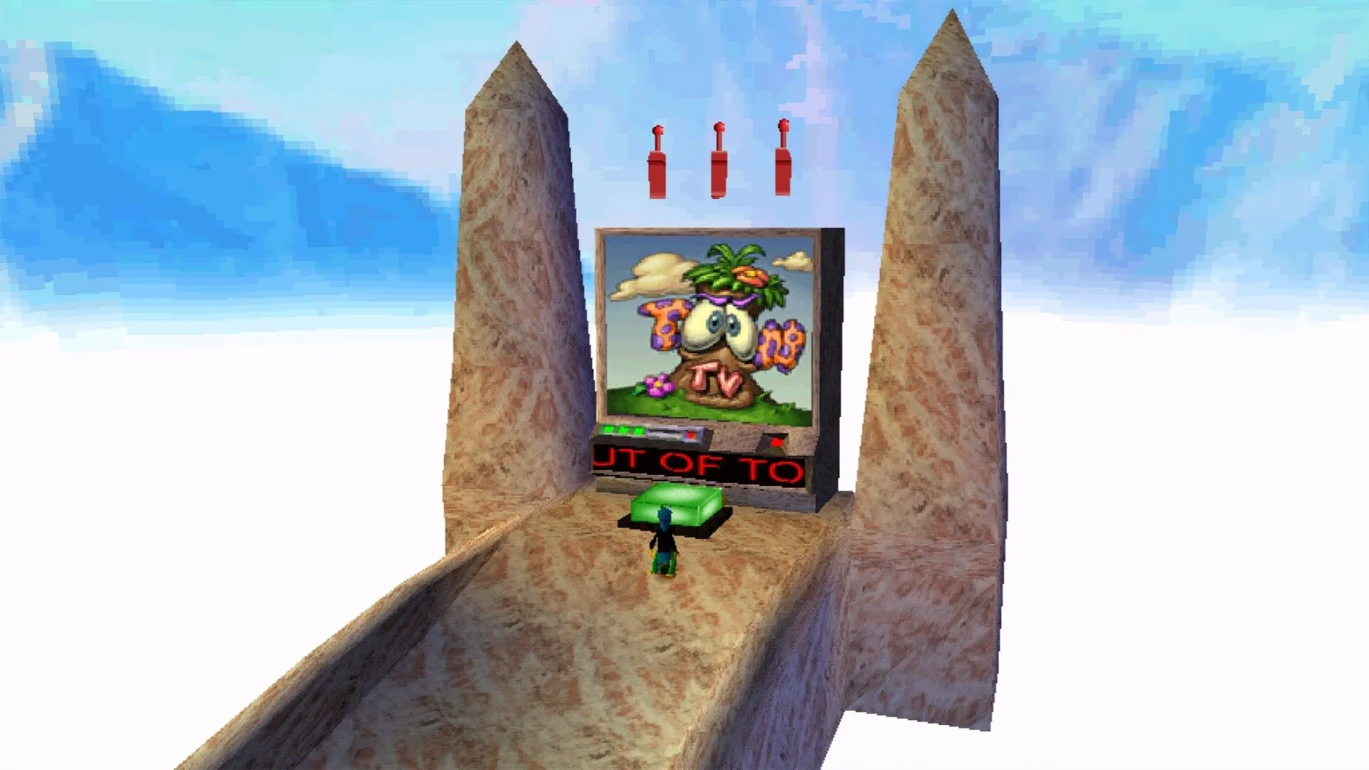 Gex Gameplay Screenshot: Rez's TV World