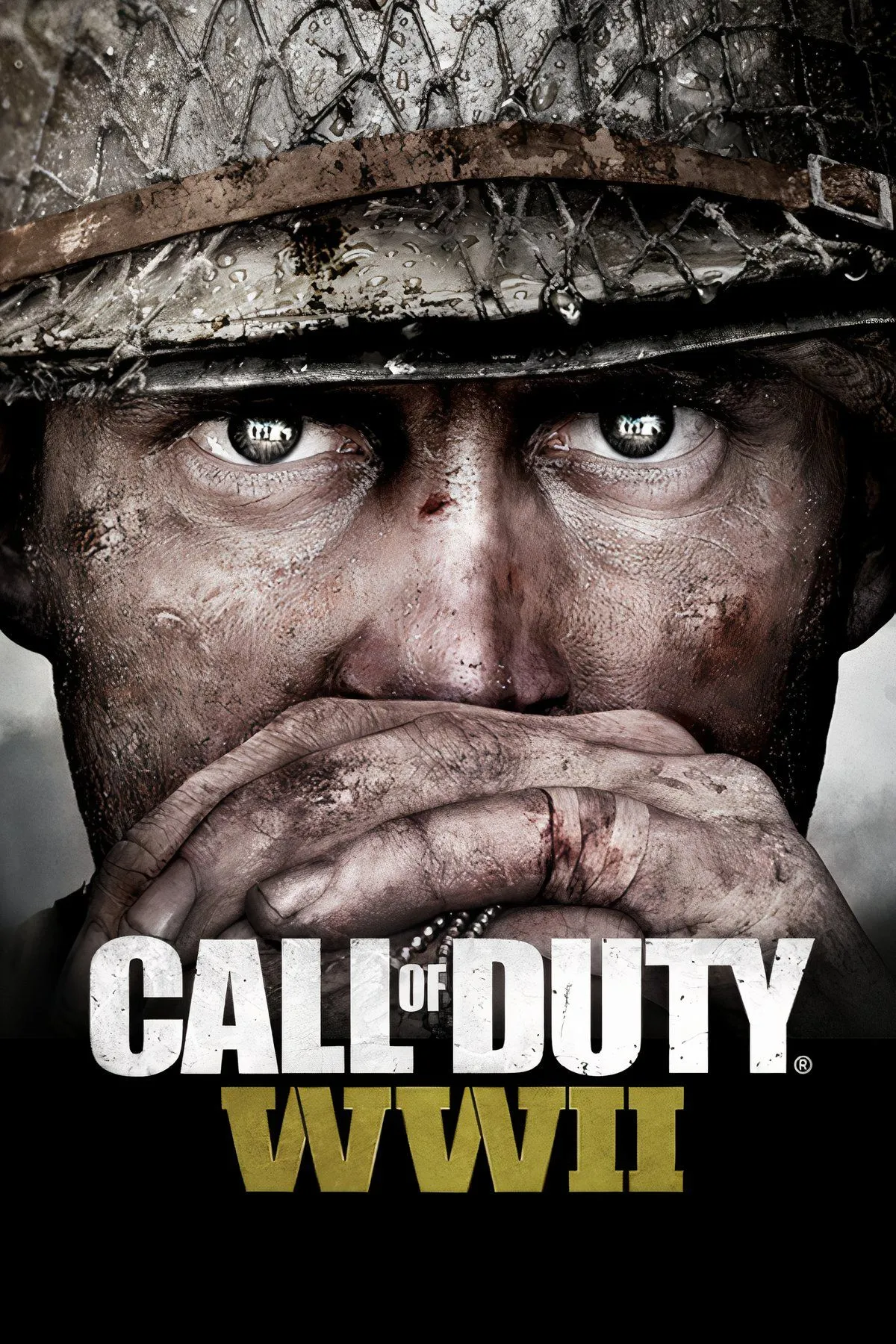 Hình ảnh bìa chính thức của game Call of Duty: WW2 Zombies, thể hiện không khí chiến tranh và rùng rợn của chế độ Zombies